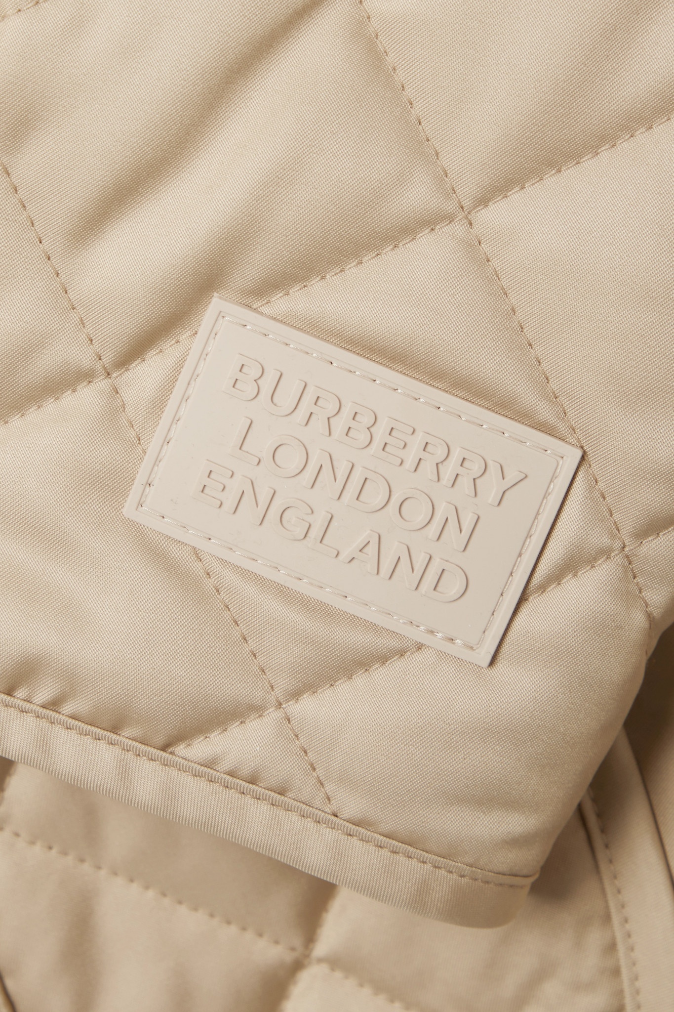 Corduroy-trimmed quilted shell jacket - 4