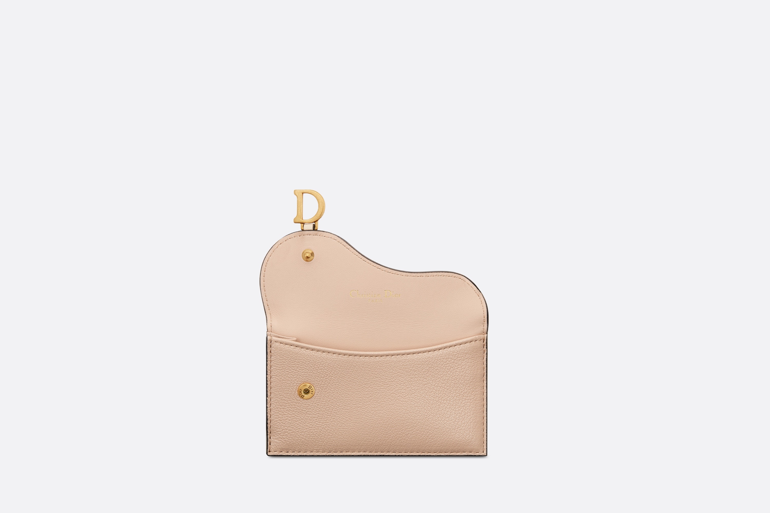 Saddle Flap Compact Zipped Card Holder - 4