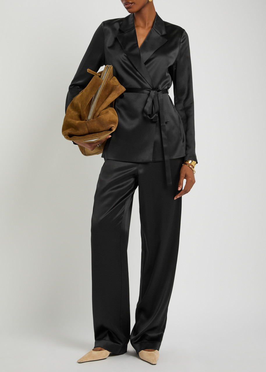 Joseph Joubert Silk Double-breasted Blazer - 4