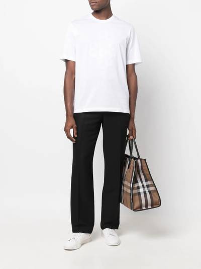 Salvatore Ferragamo Gancini-print cotton T-shirt outlook