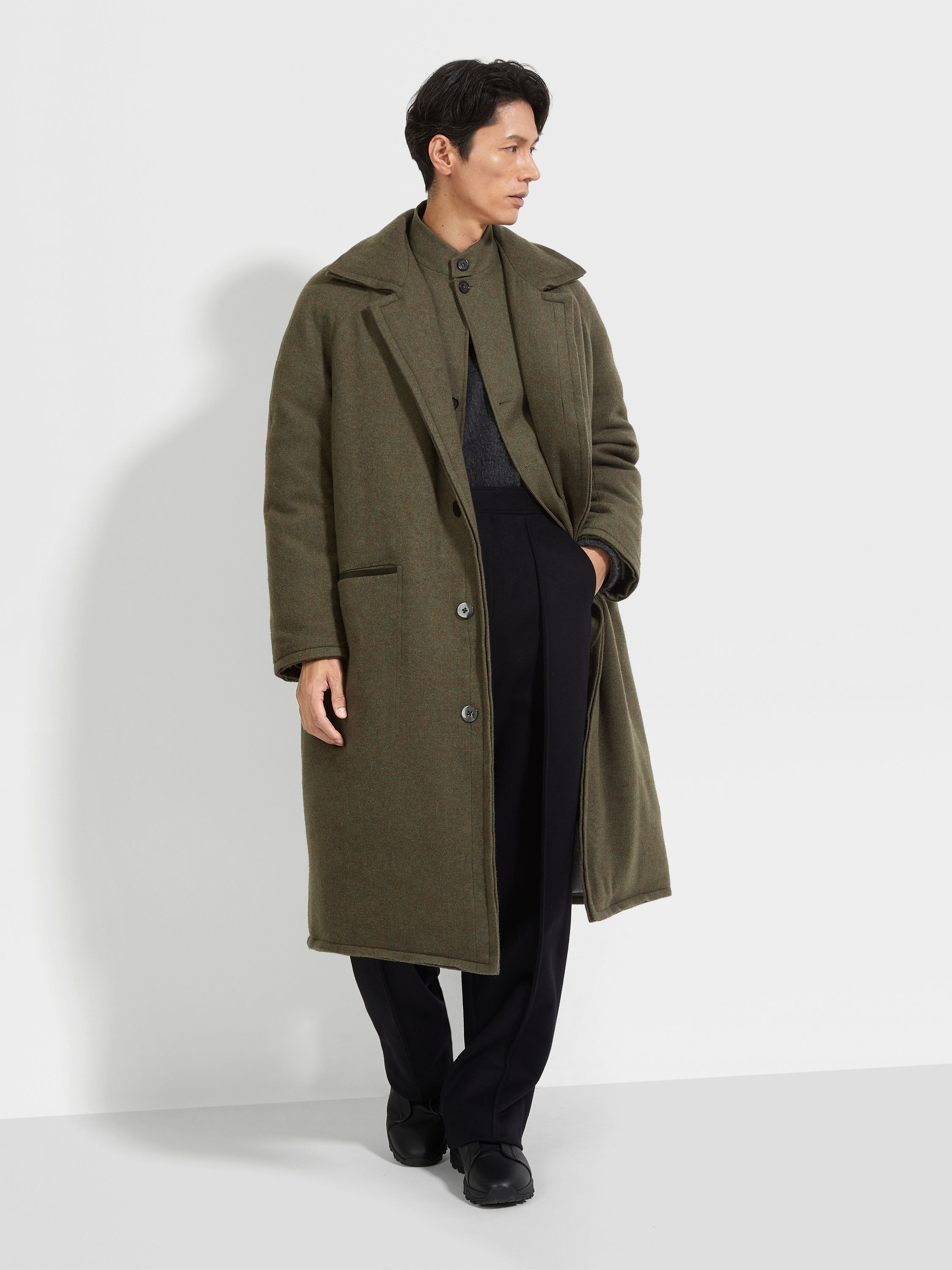 BLACK TROFEO™ CASHMERE PANTS - 3