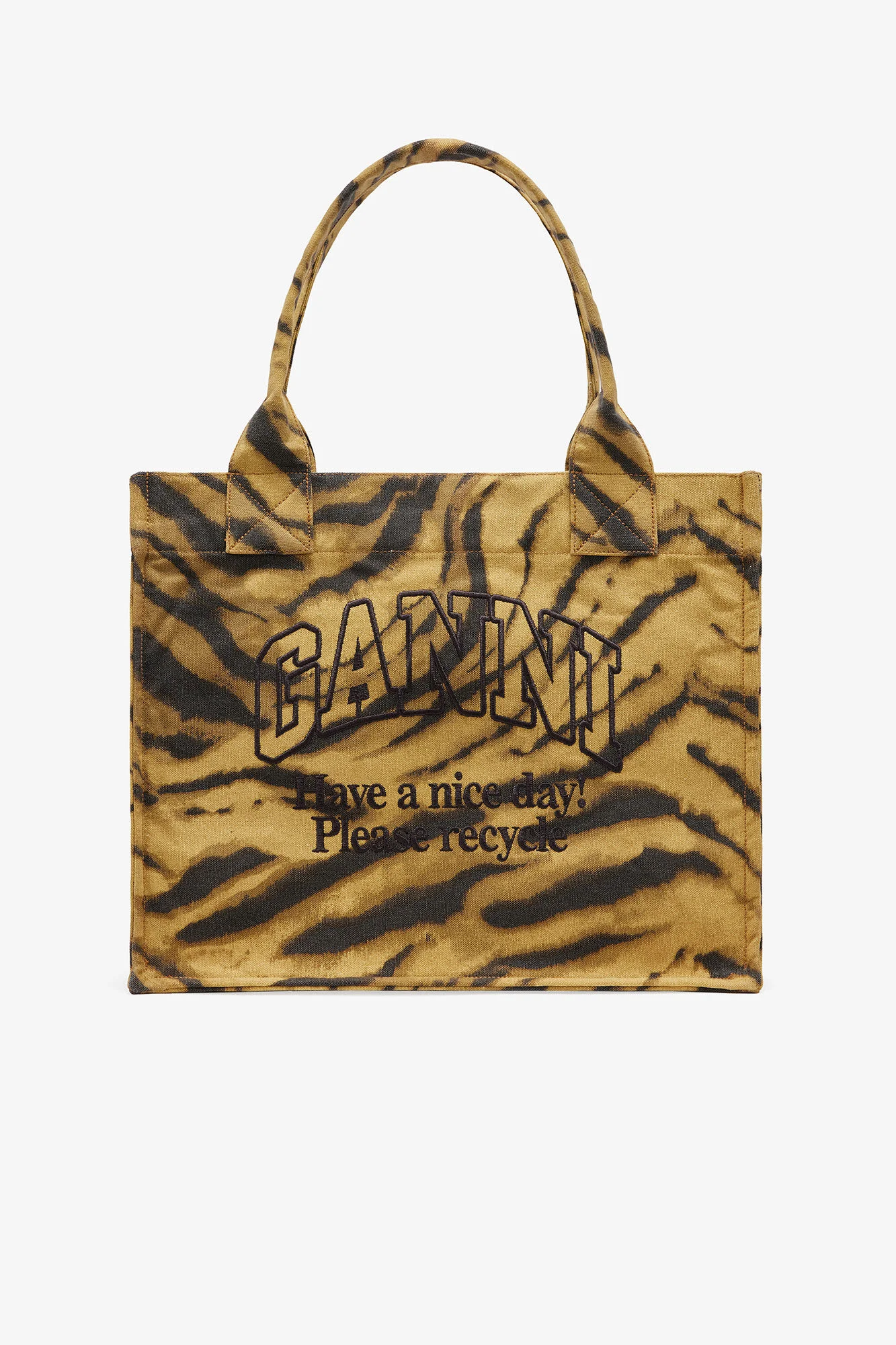 ZEBRA PRINT LARGE TOTE - 1