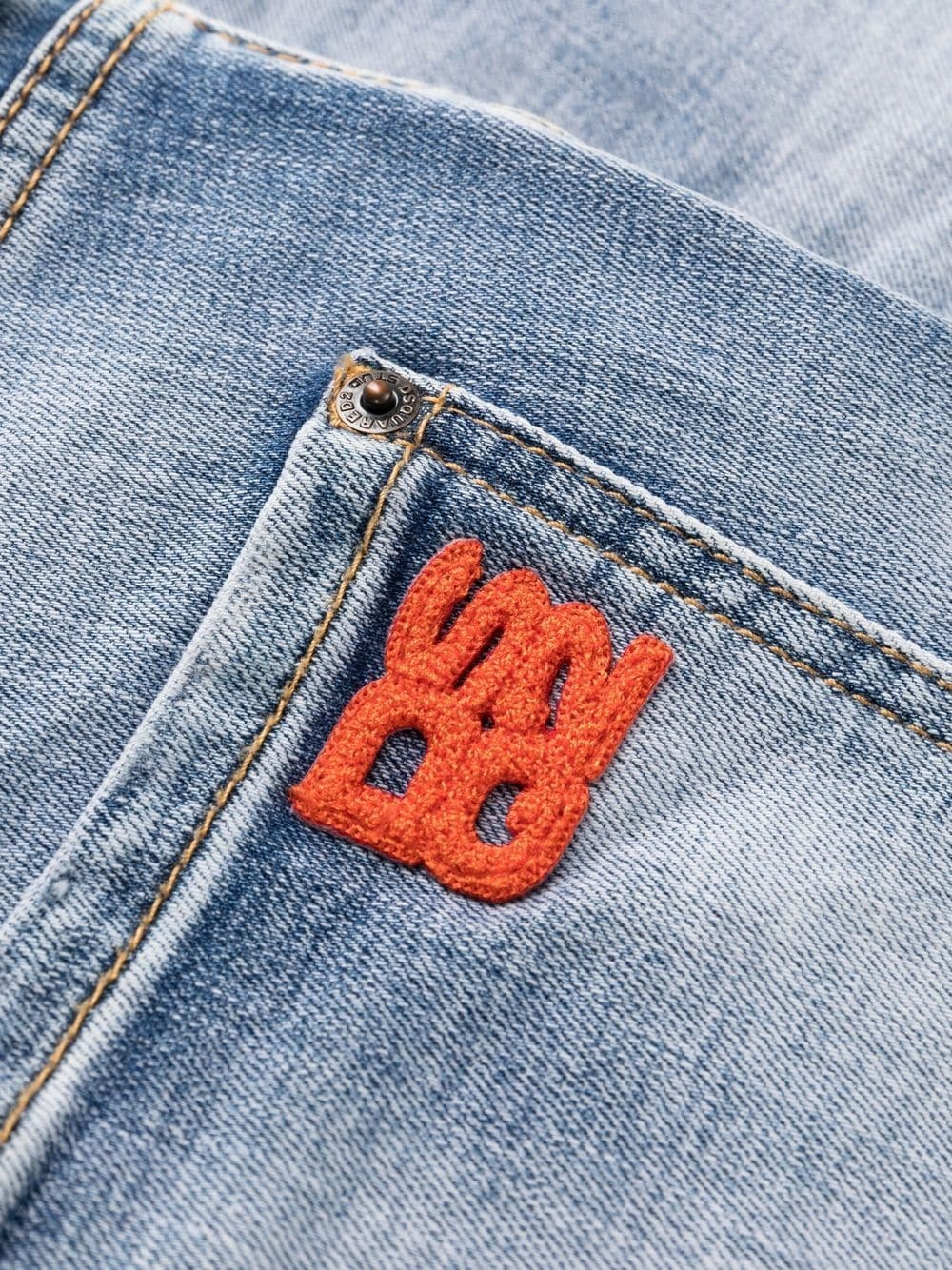 distressed-effect cropped jeans - 5