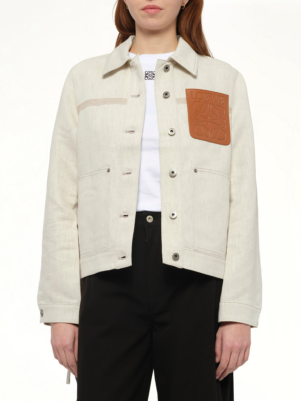 Workwear Jacket in Ecru - 3