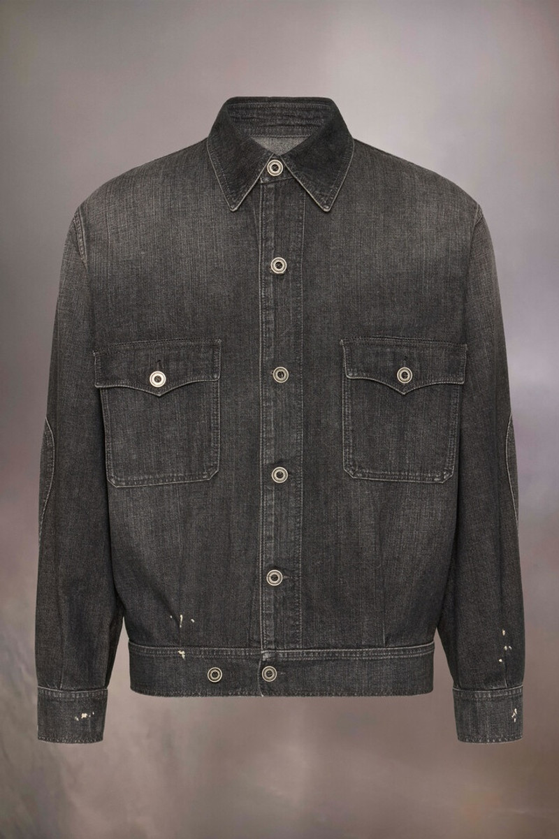 Distressed denim jacket 1
