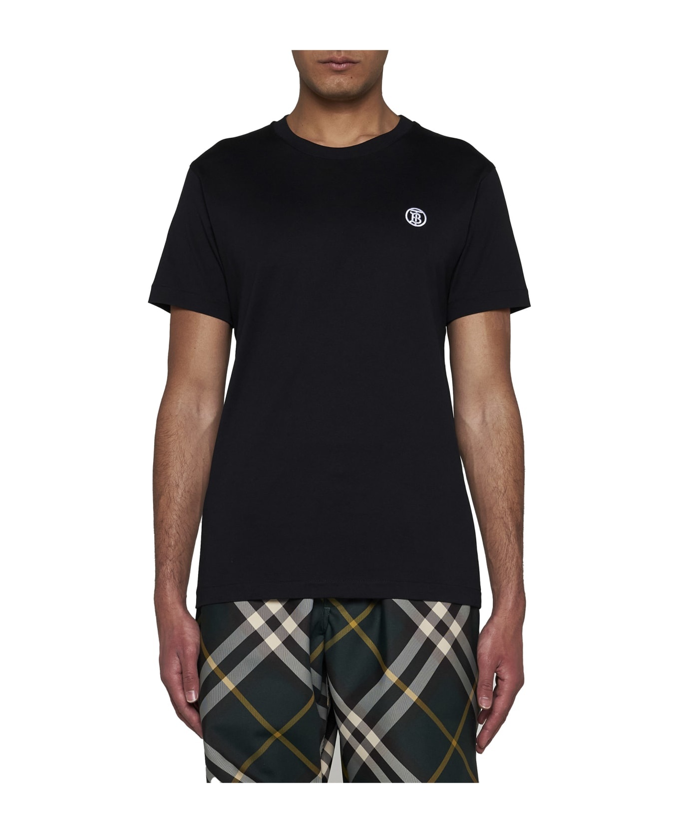 Logo Embroidered Crewneck T-shirt - 3
