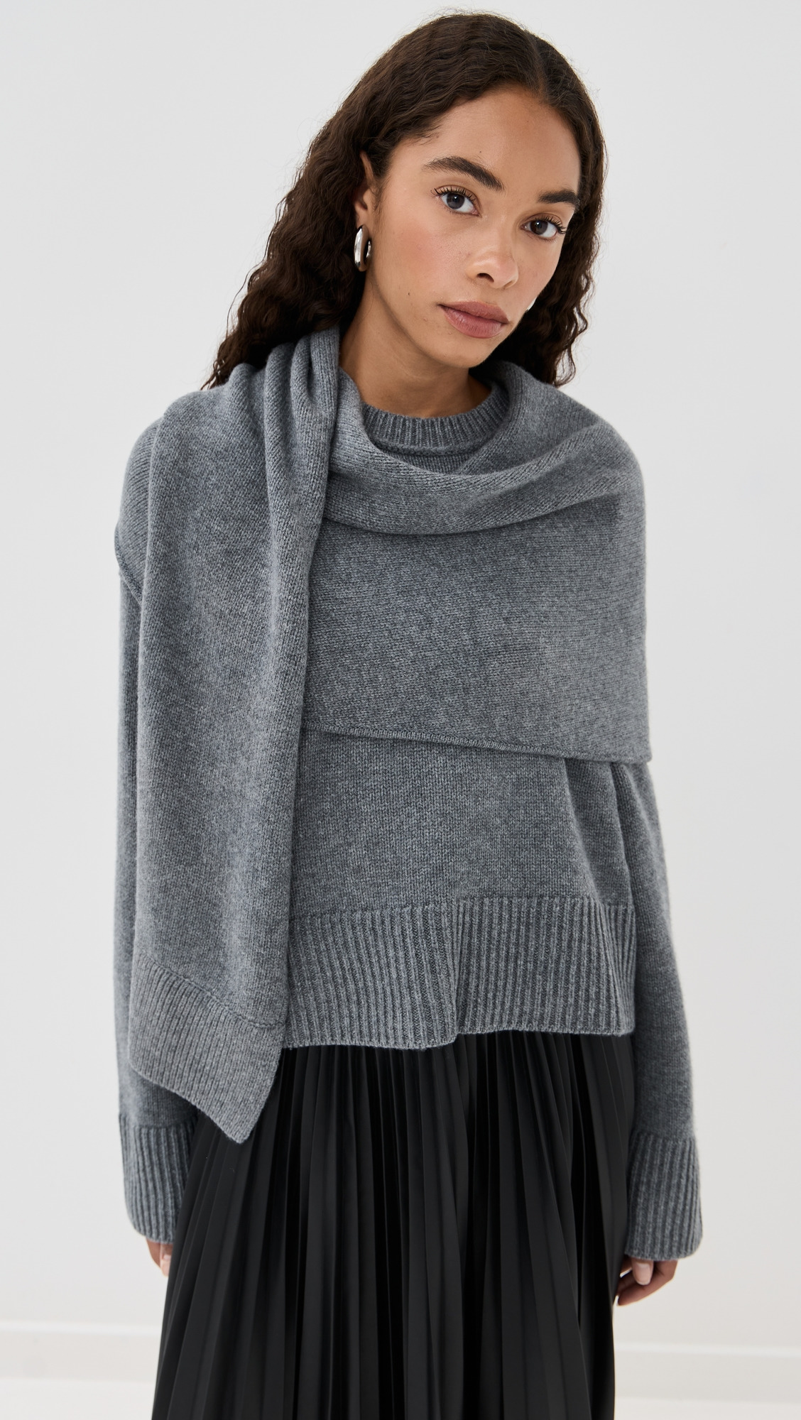 Elson Scarf Sweater - 6