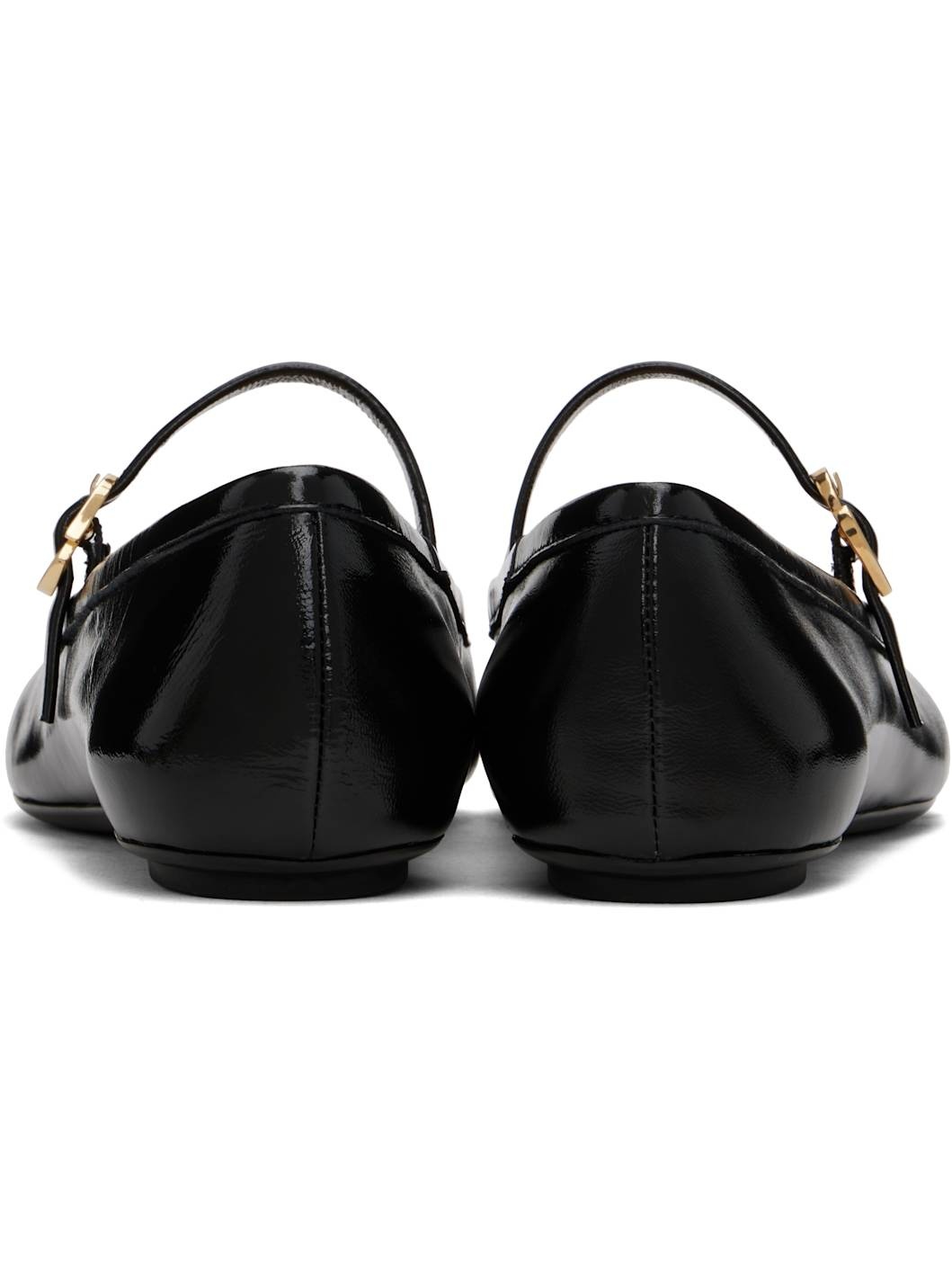 Black Carla Ballerina Flats - 2