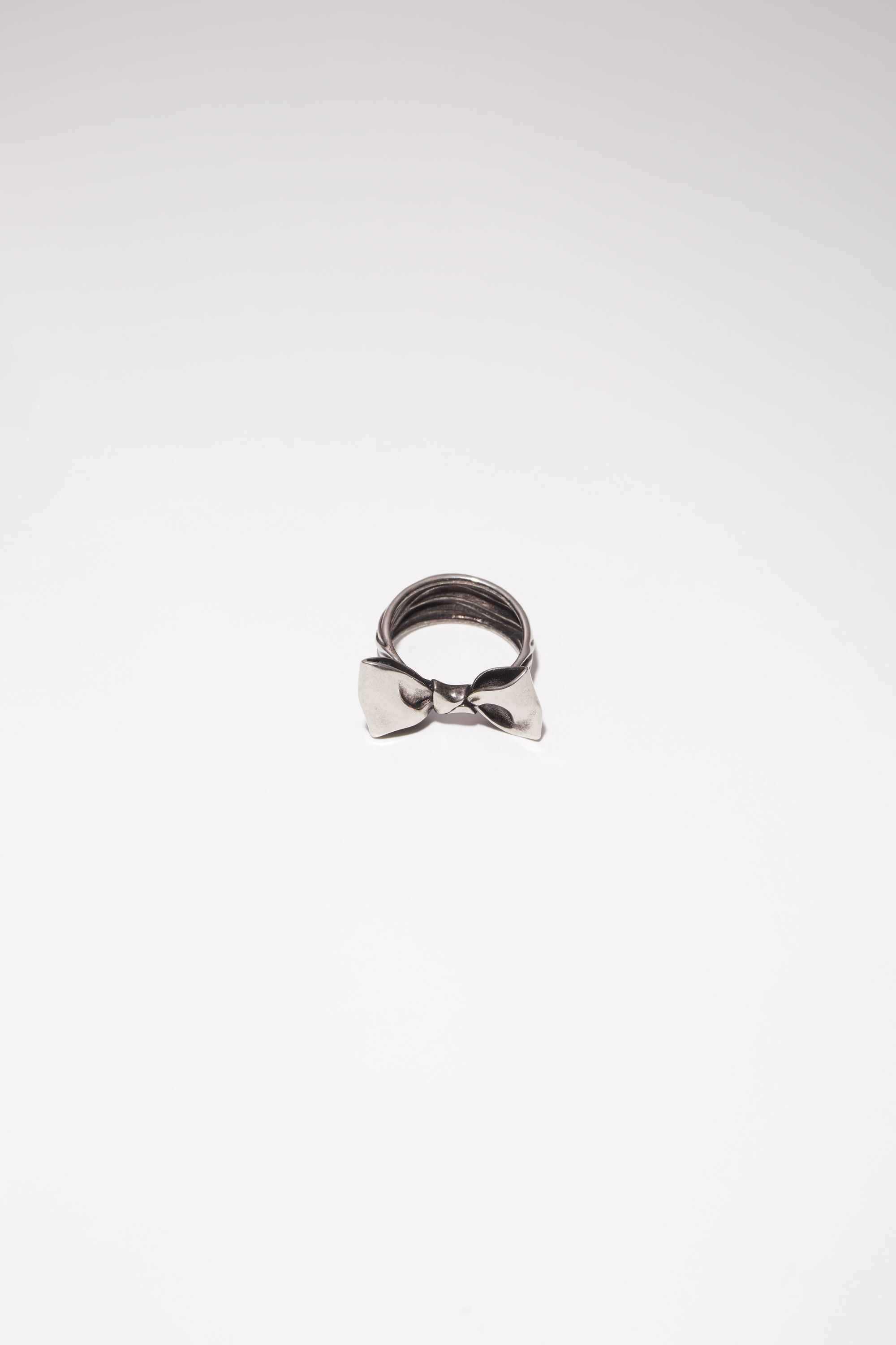 Bow ring - Antique Silver - 1
