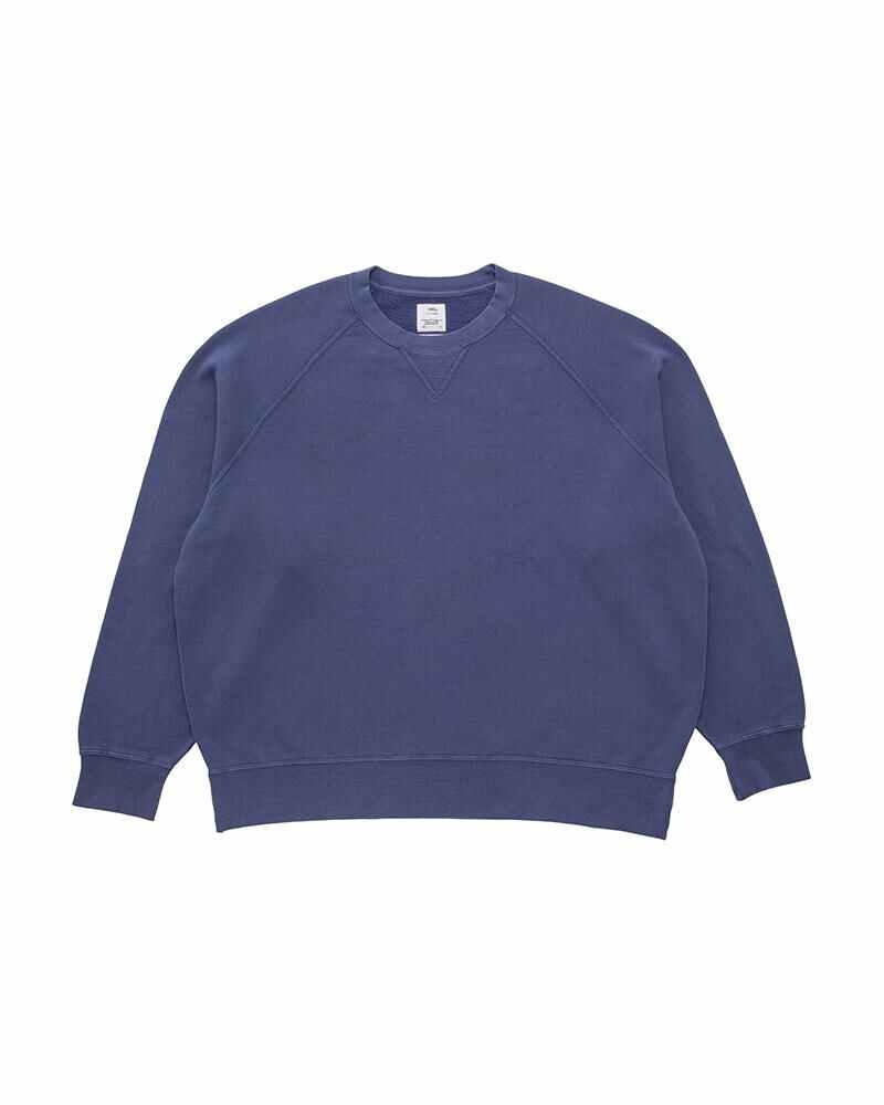 AMPLUS SWEAT L/S DMGD W BLUE - 1