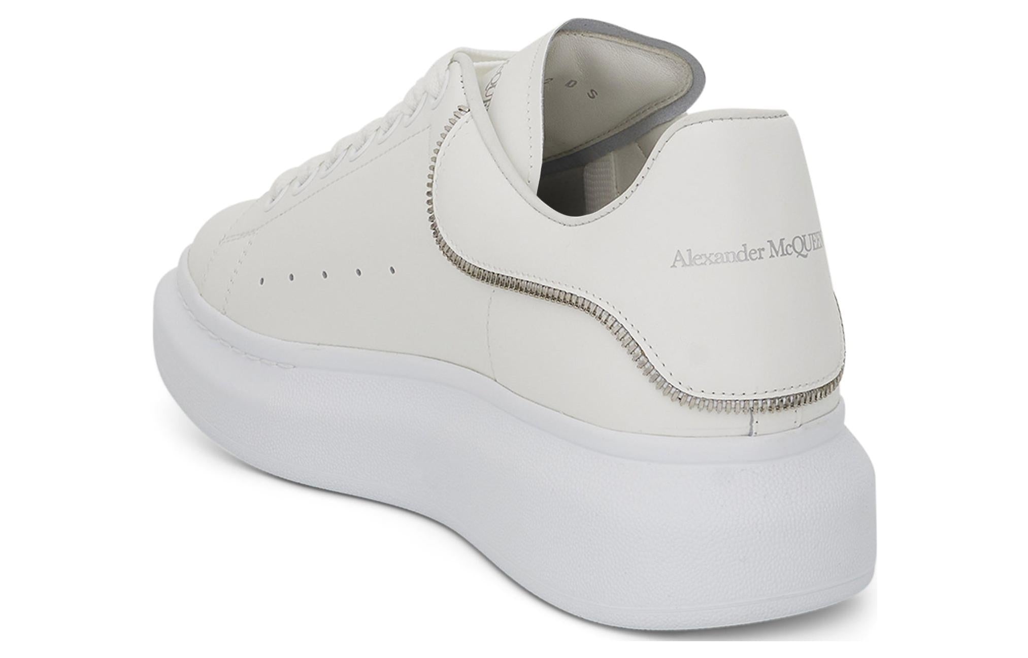 Alexander McQueen Oversized Low-Top Sneakers 'Beige White' 688521WIB9P9071 - 4