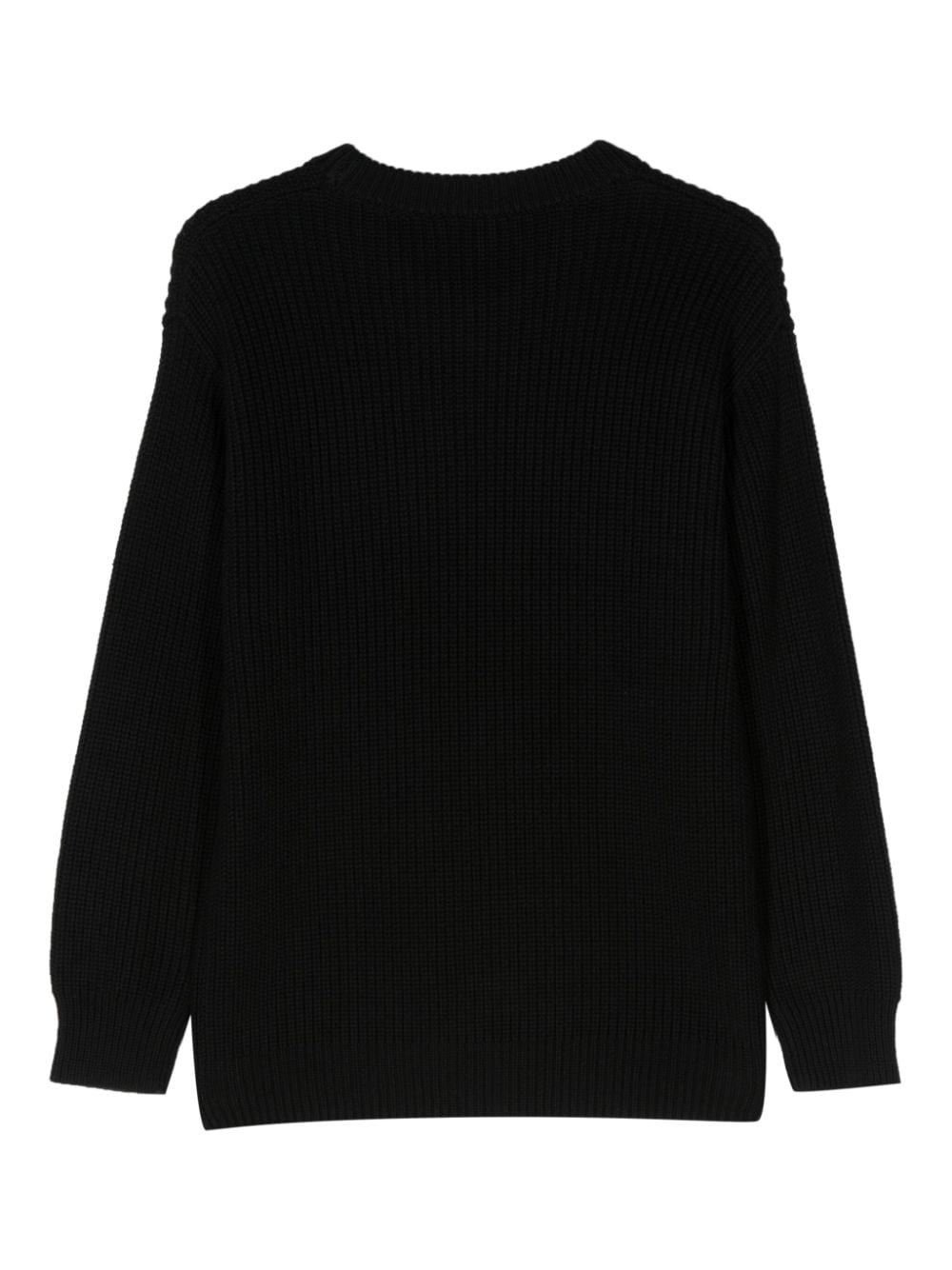 logo-embroidered cotton jumper - 2