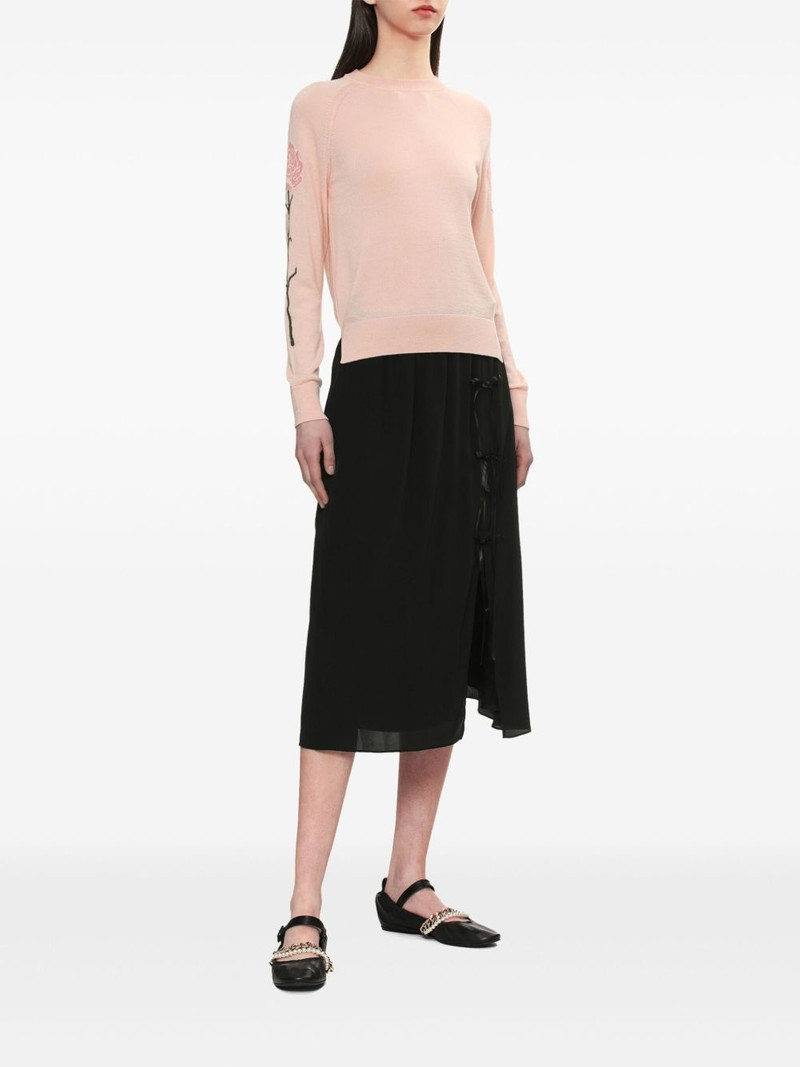 Simone Rocha floral-motif sweater outlook