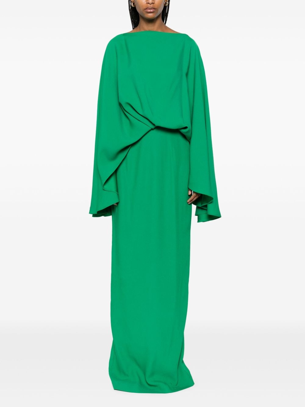 pleat-detail maxi dress - 2