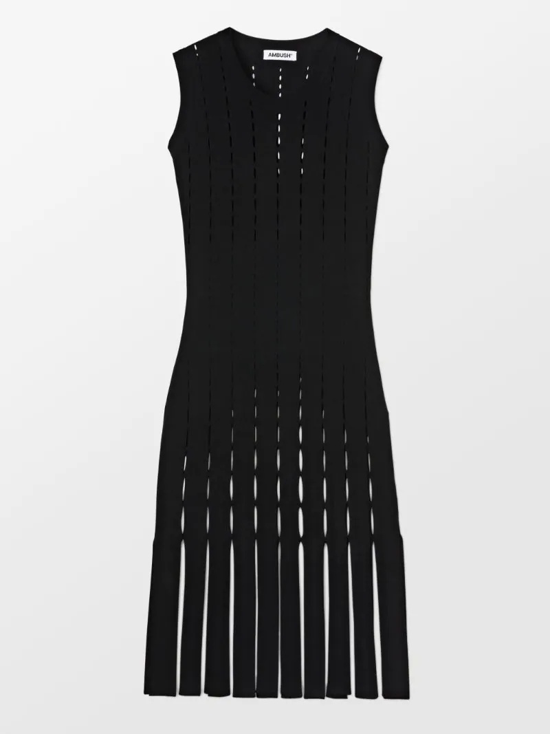 KNITTED CUT OUT DRESS - 1