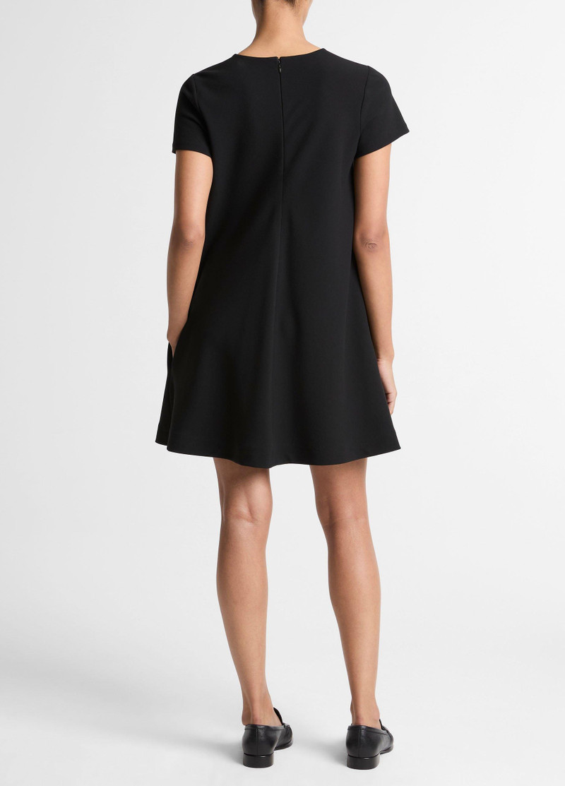 Vince Bias Short-Sleeve Dress outlook