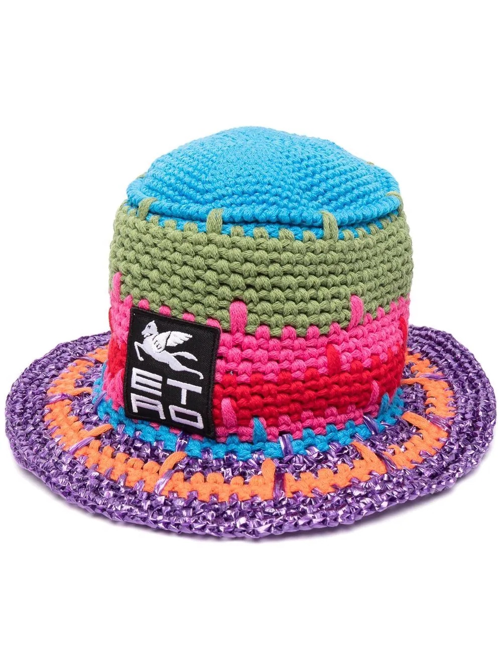 knitted bucket hat - 1