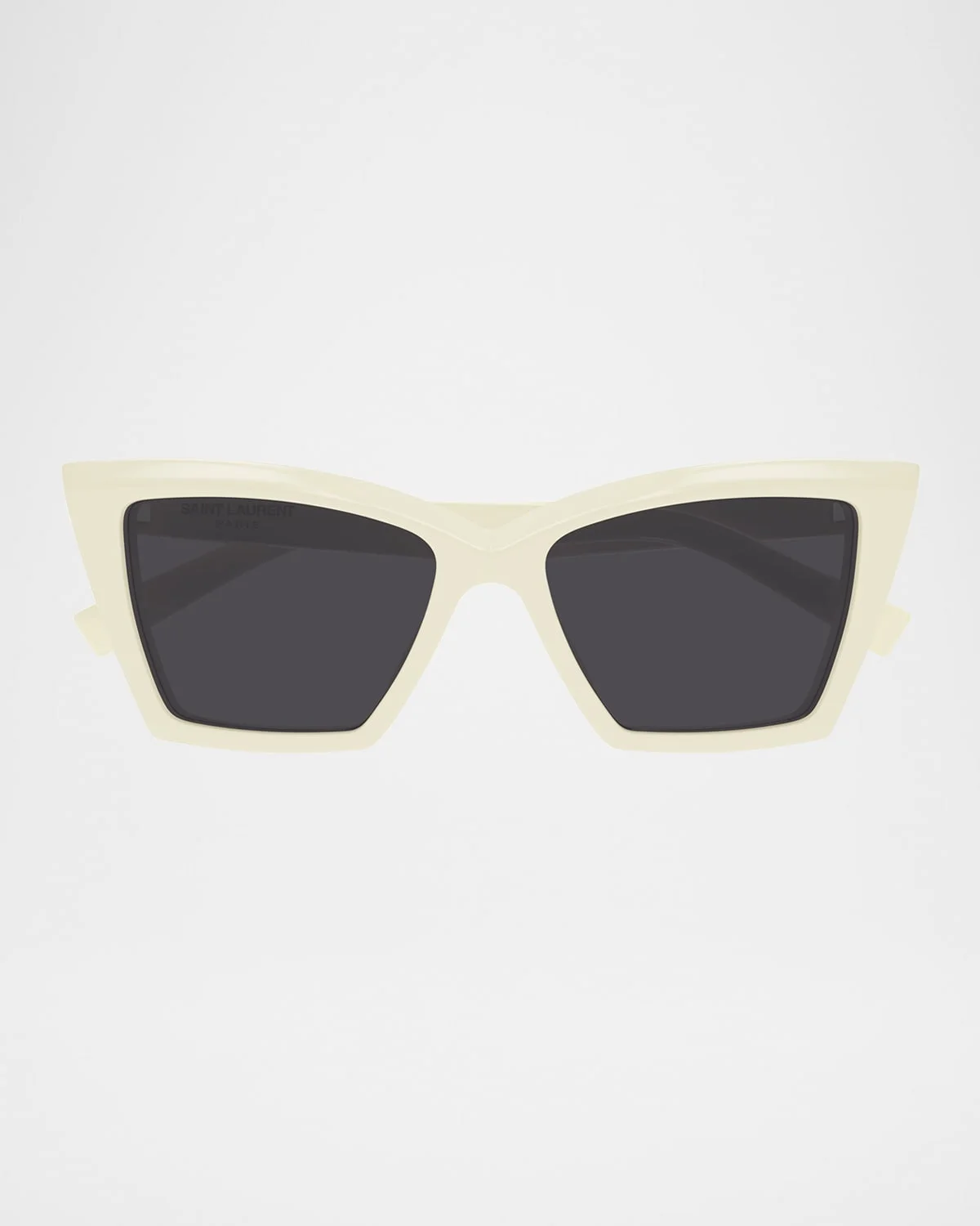 Beveled Acetate Cat-Eye Sunglasses - 1