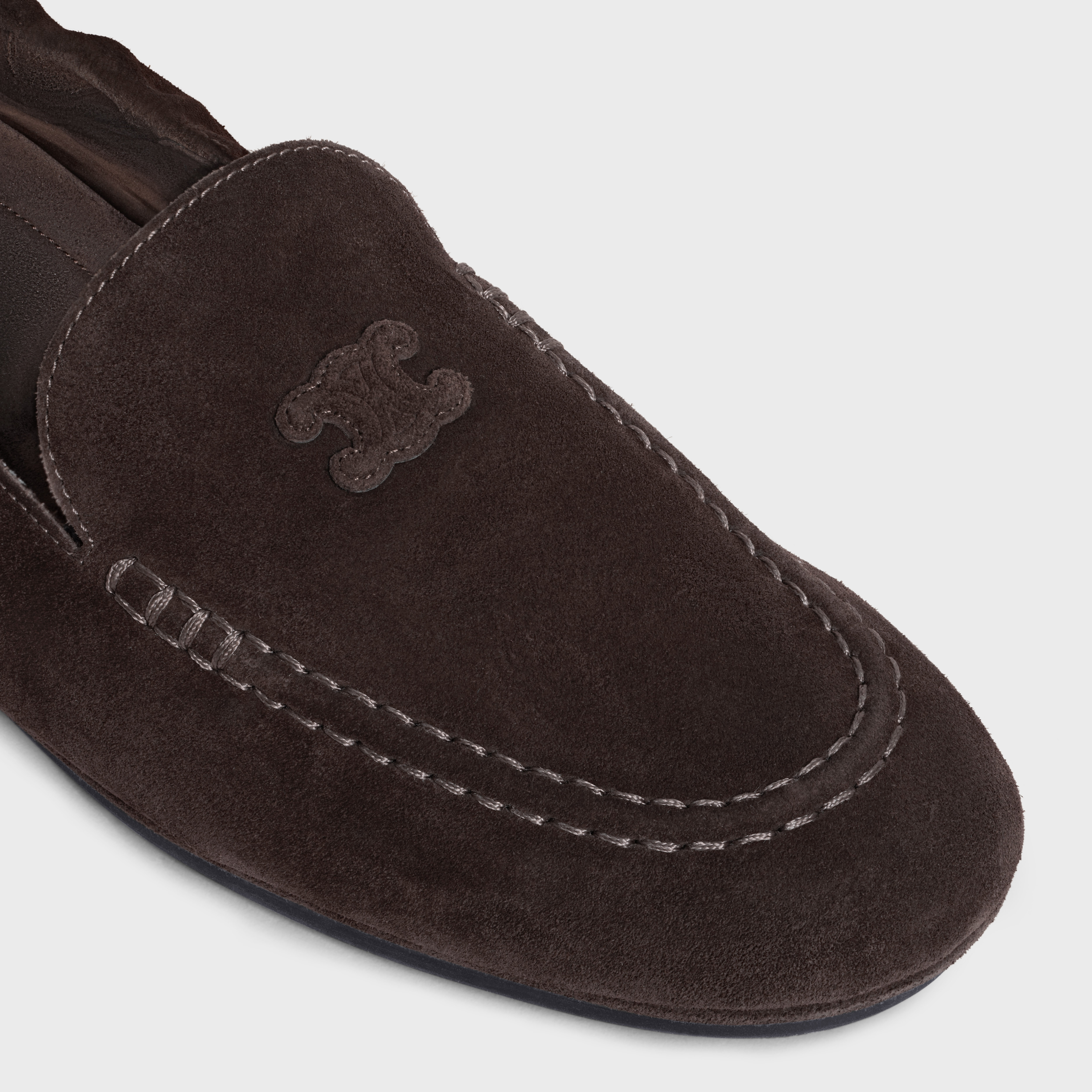 CELINE ADAM  Loafer IN SUEDE CALFSKIN - 4