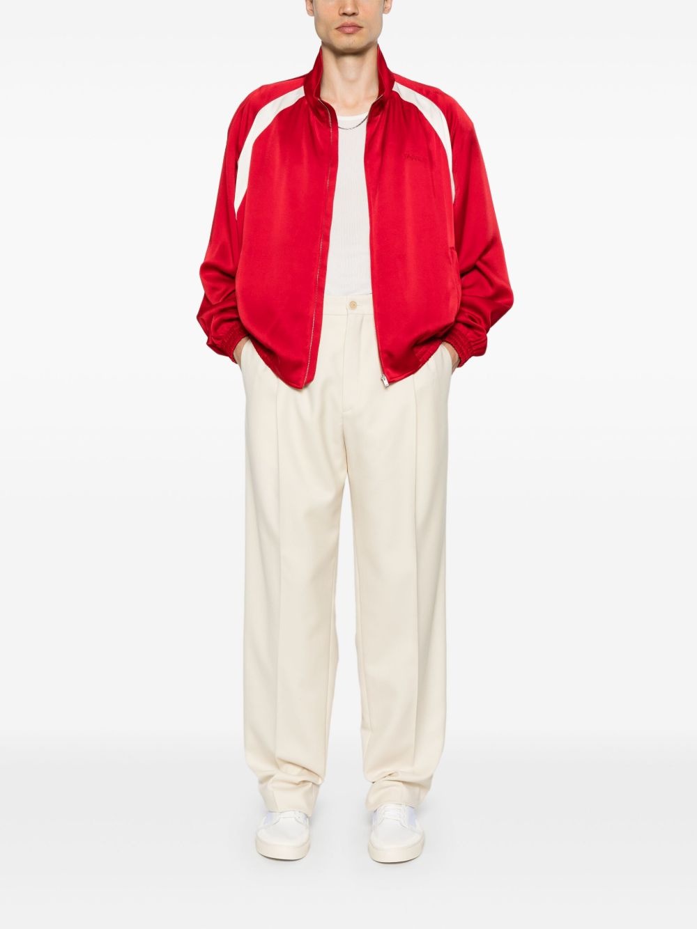 embroidered-logo sweatshirt - 2