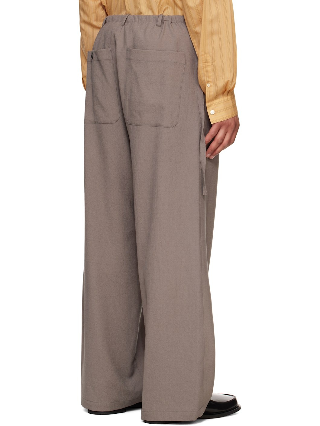 パンツ SOSHIOTSUKI WIDE JUDO TROUSERS BROWN25ss SOSHIOTSUKI【ソウシオオツキ】wide judo trousers 