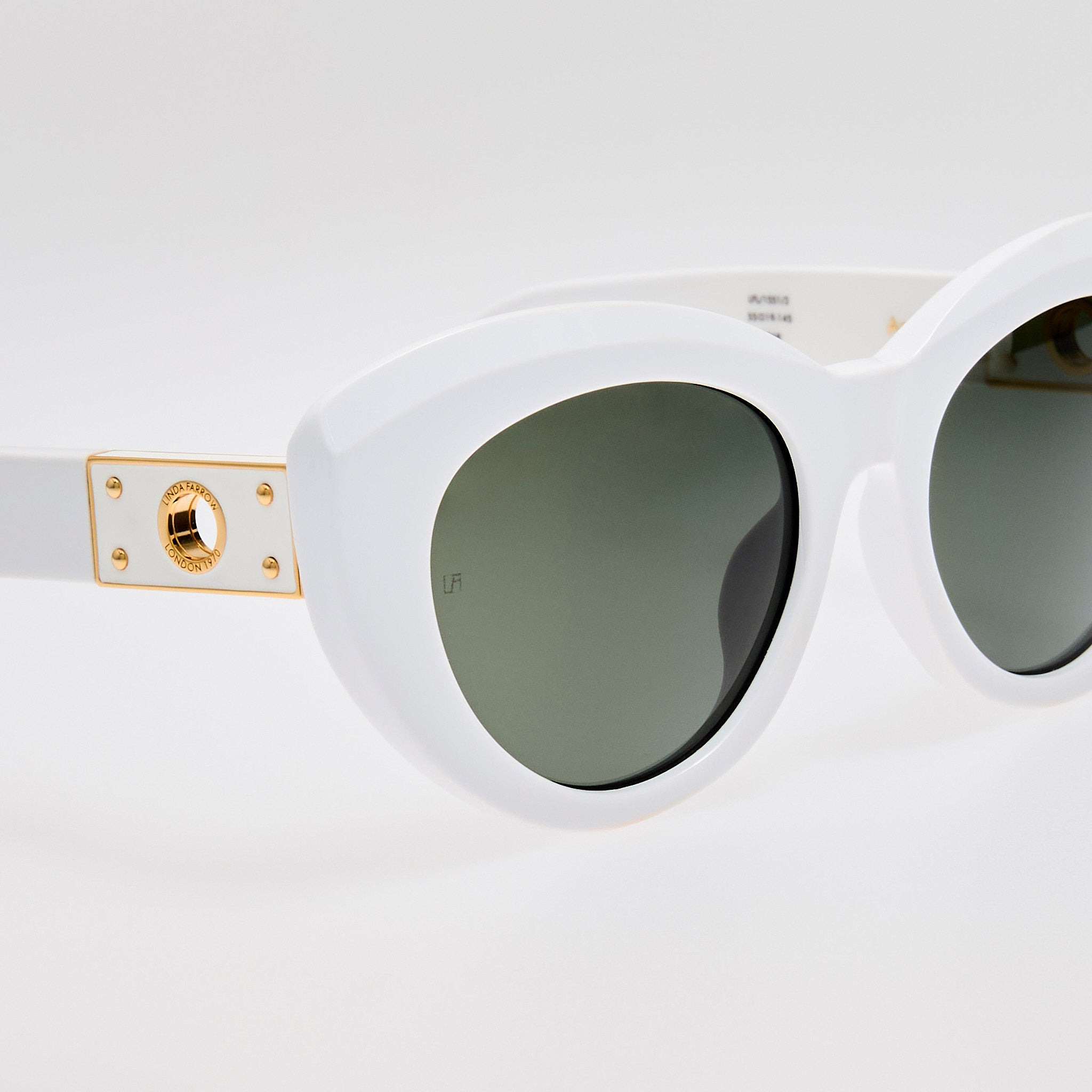 Anna Sunglasses in White - 4