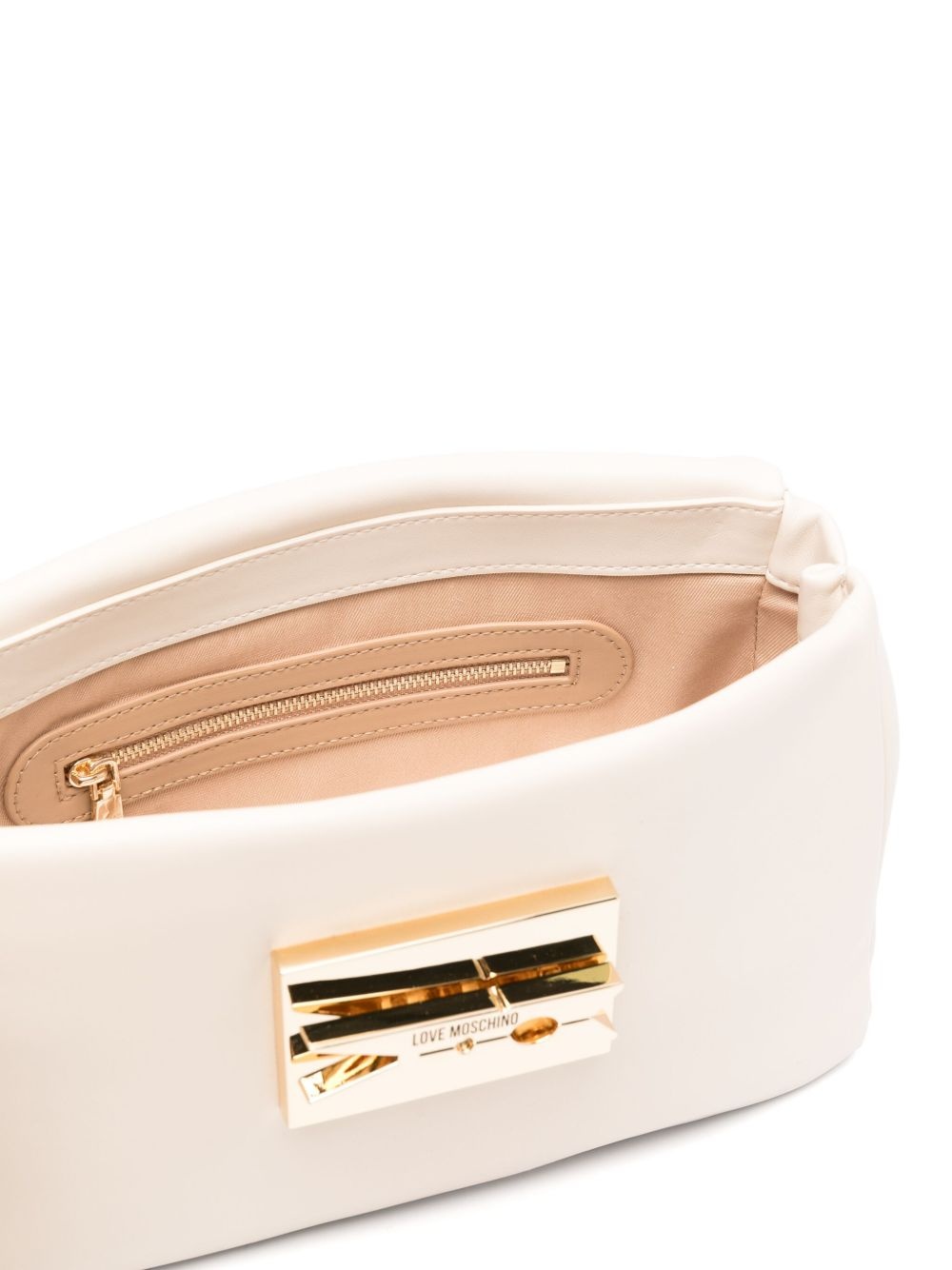logo-debossed shoulder bag - 5