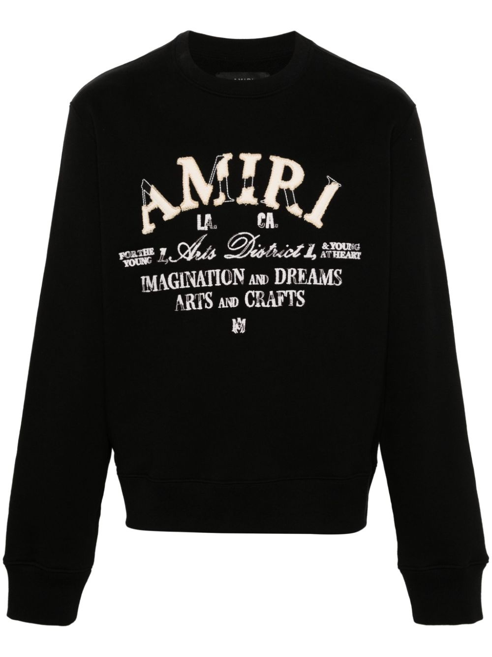 Distressed Arts District cotton sweatshirt - 1