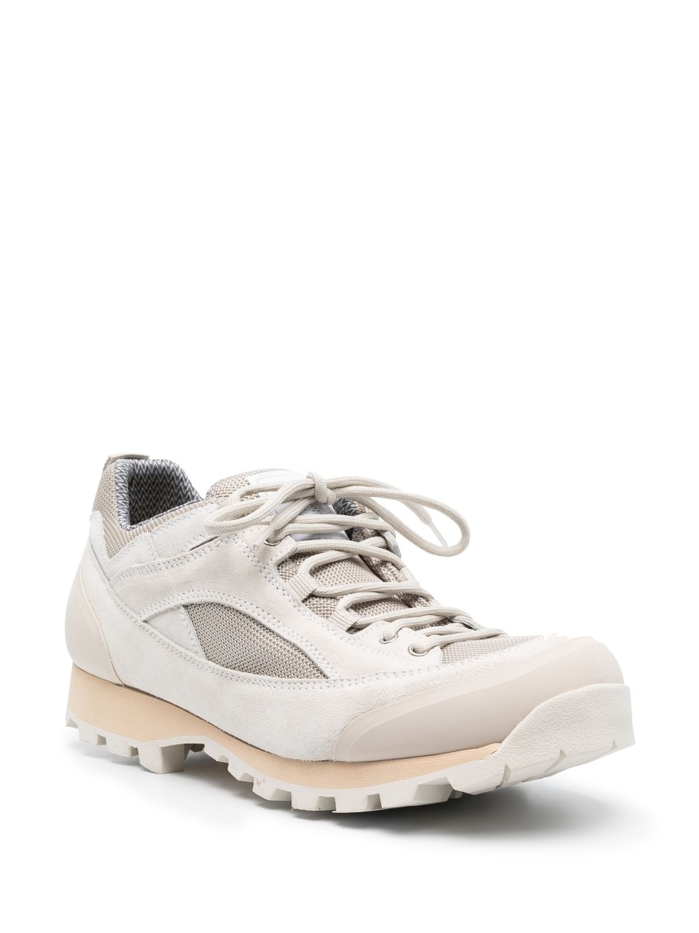 panelled low-top sneakers - 2