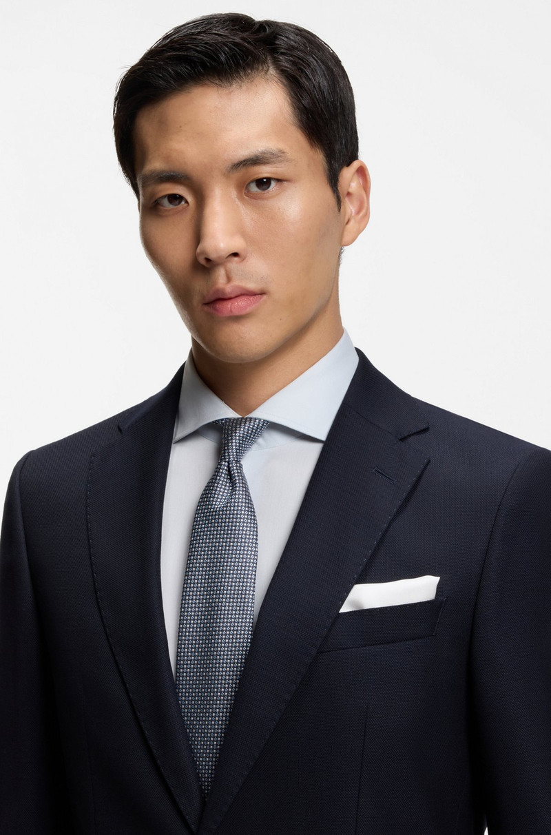 BOSS JACQUARD-PATTERN TIE IN A SILK BLEND outlook