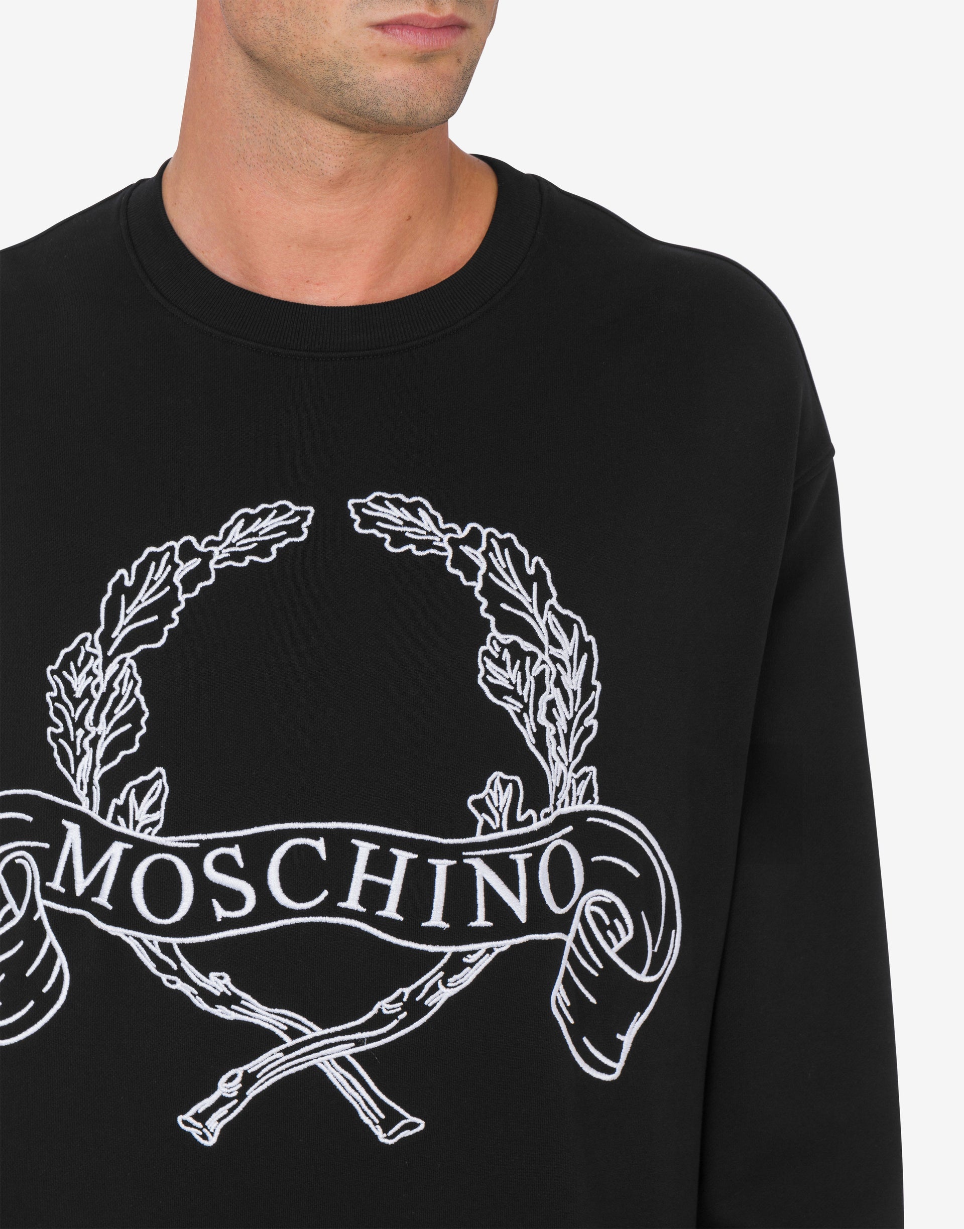 SWEATSHIRT LAUREL CROWN EMBROIDERY - 3