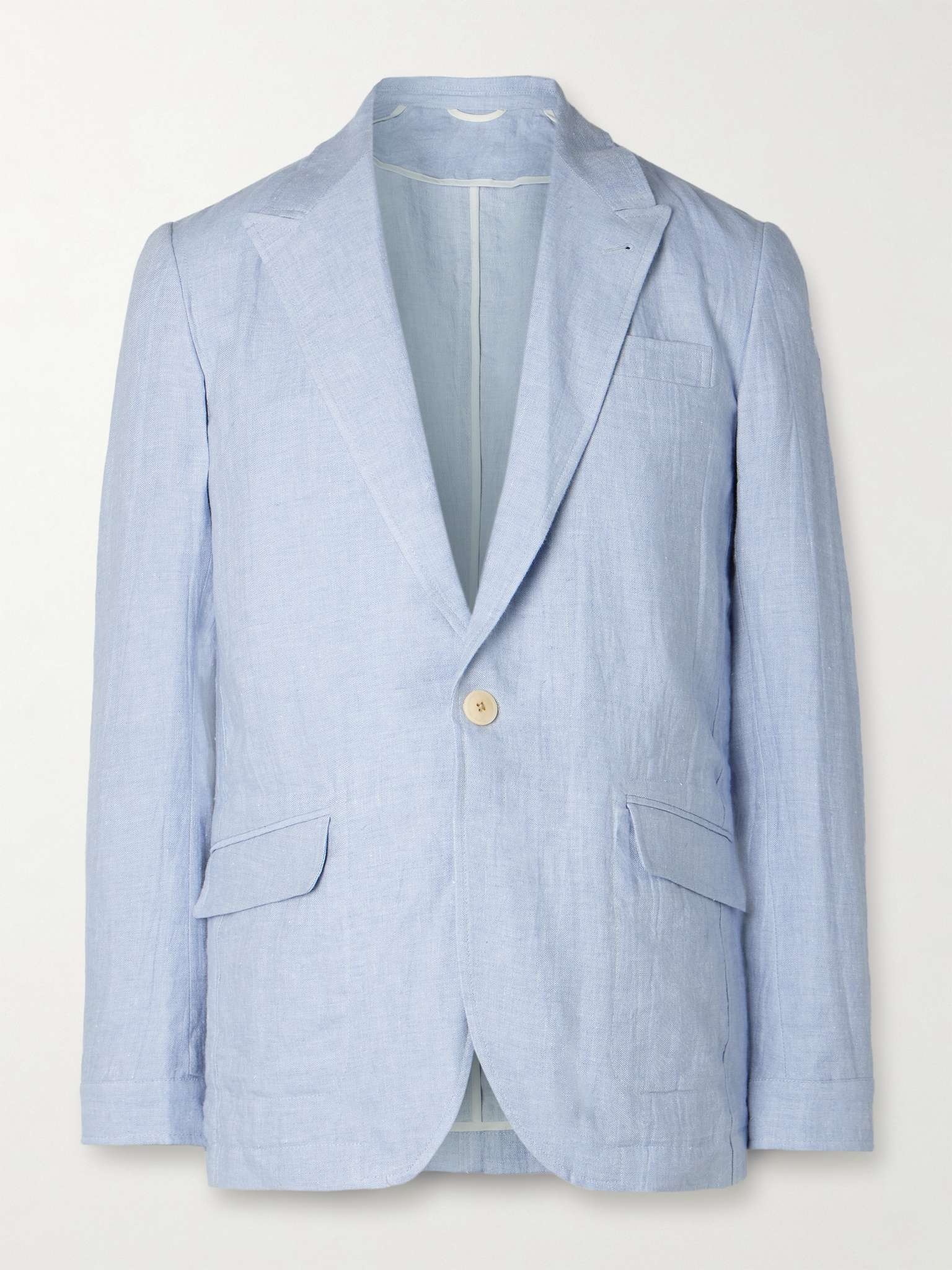 Wyndhams Unstructured Linen Suit Jacket - 1