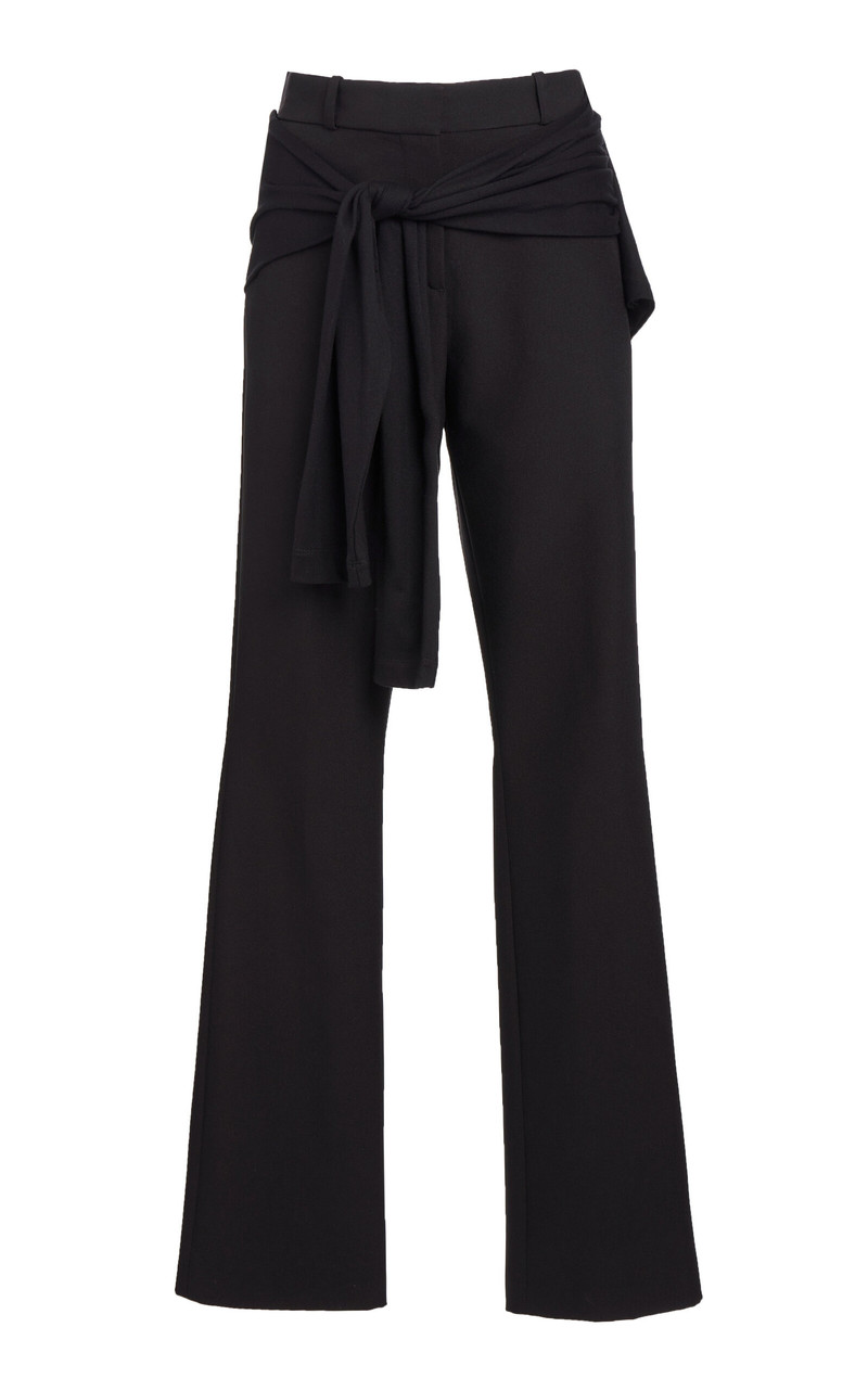 Jersey Wrap Pants black 1