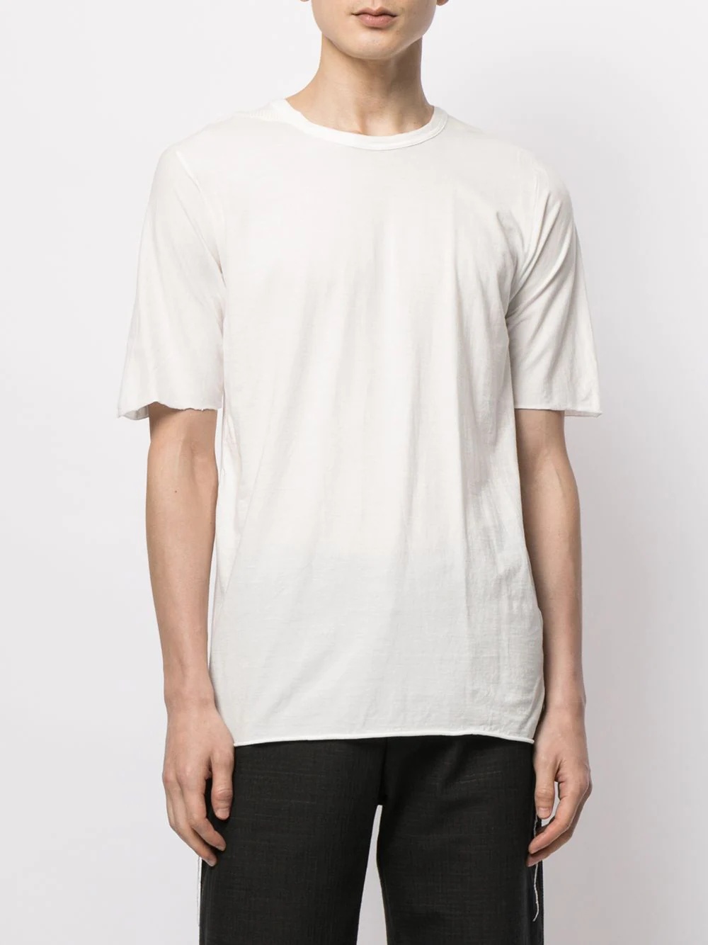 round-neck cotton T-shirt - 4