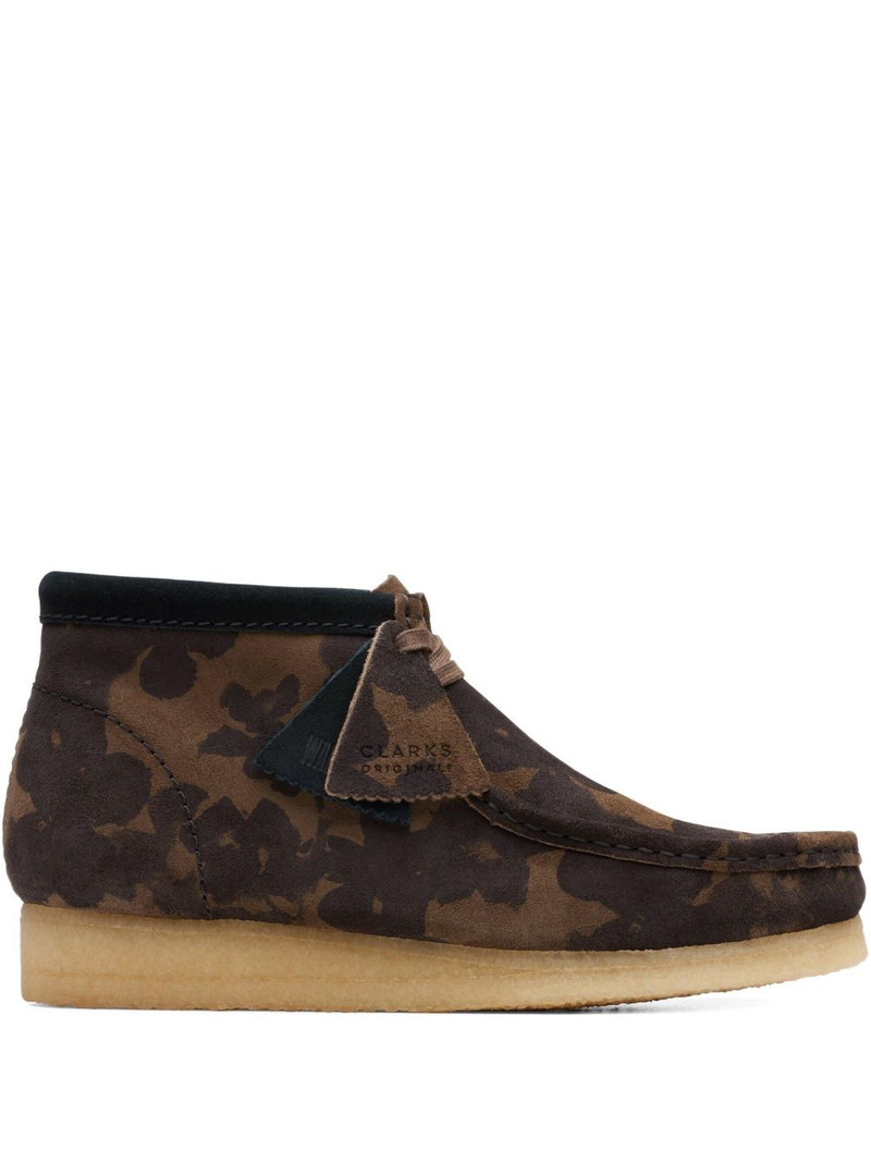 Wallabee "Black/Khaki" boots 1