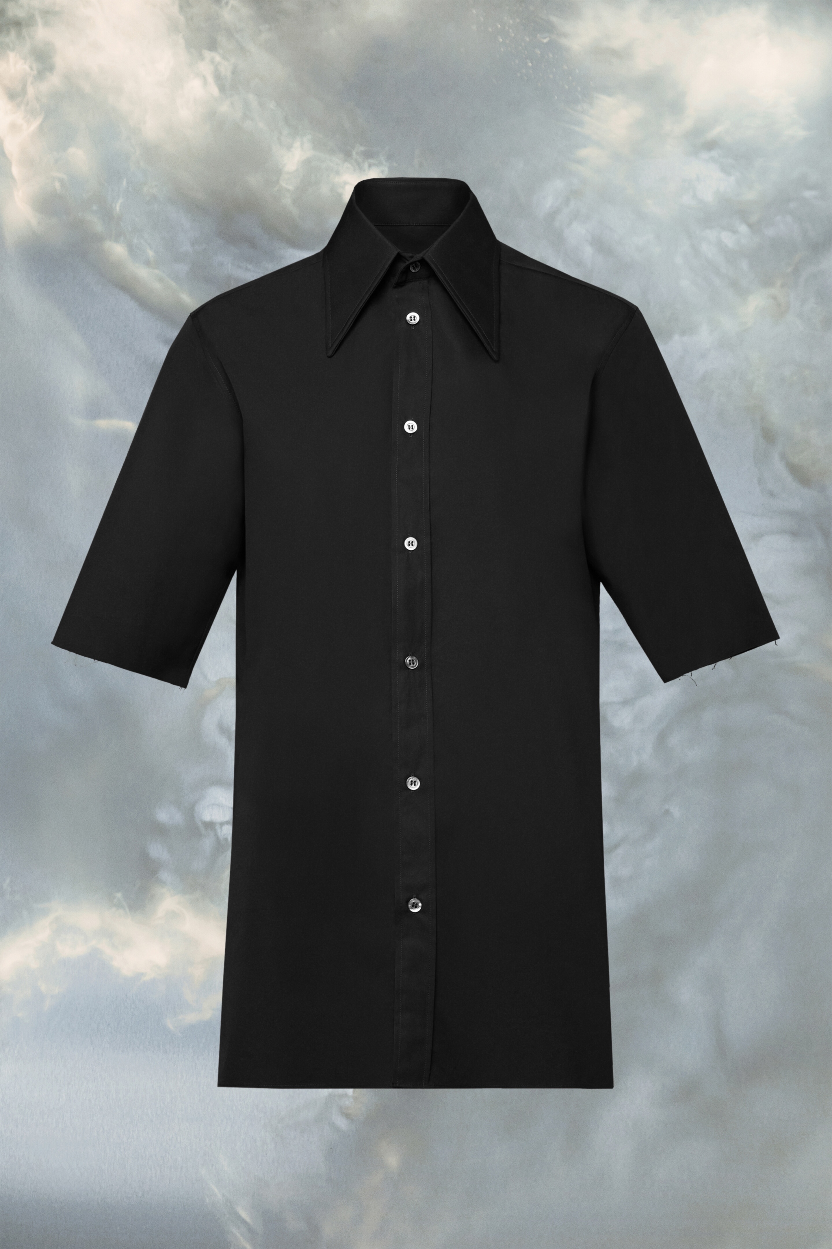 Point collar shirt - 2