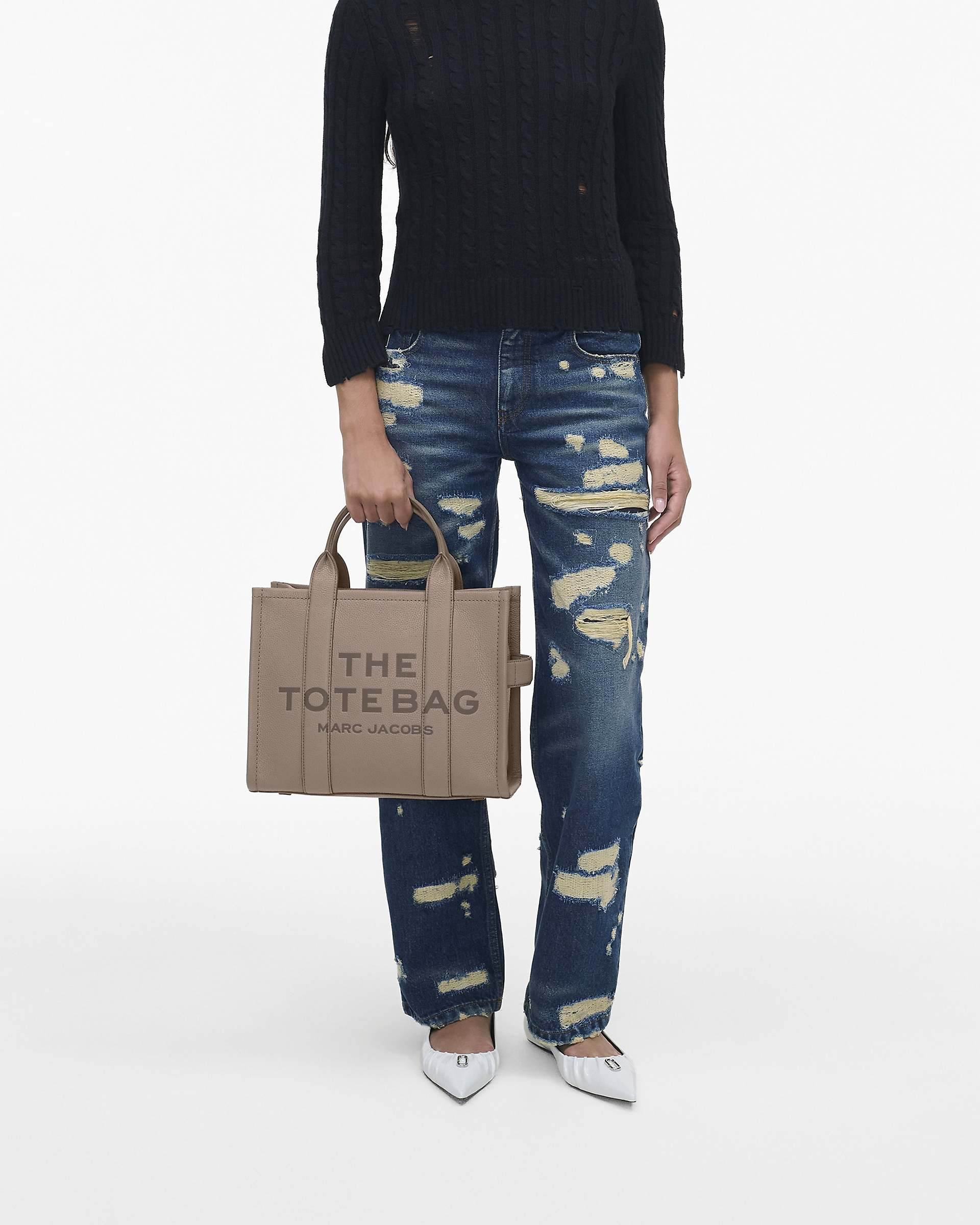 THE LEATHER SMALL TOTE BAG - 9