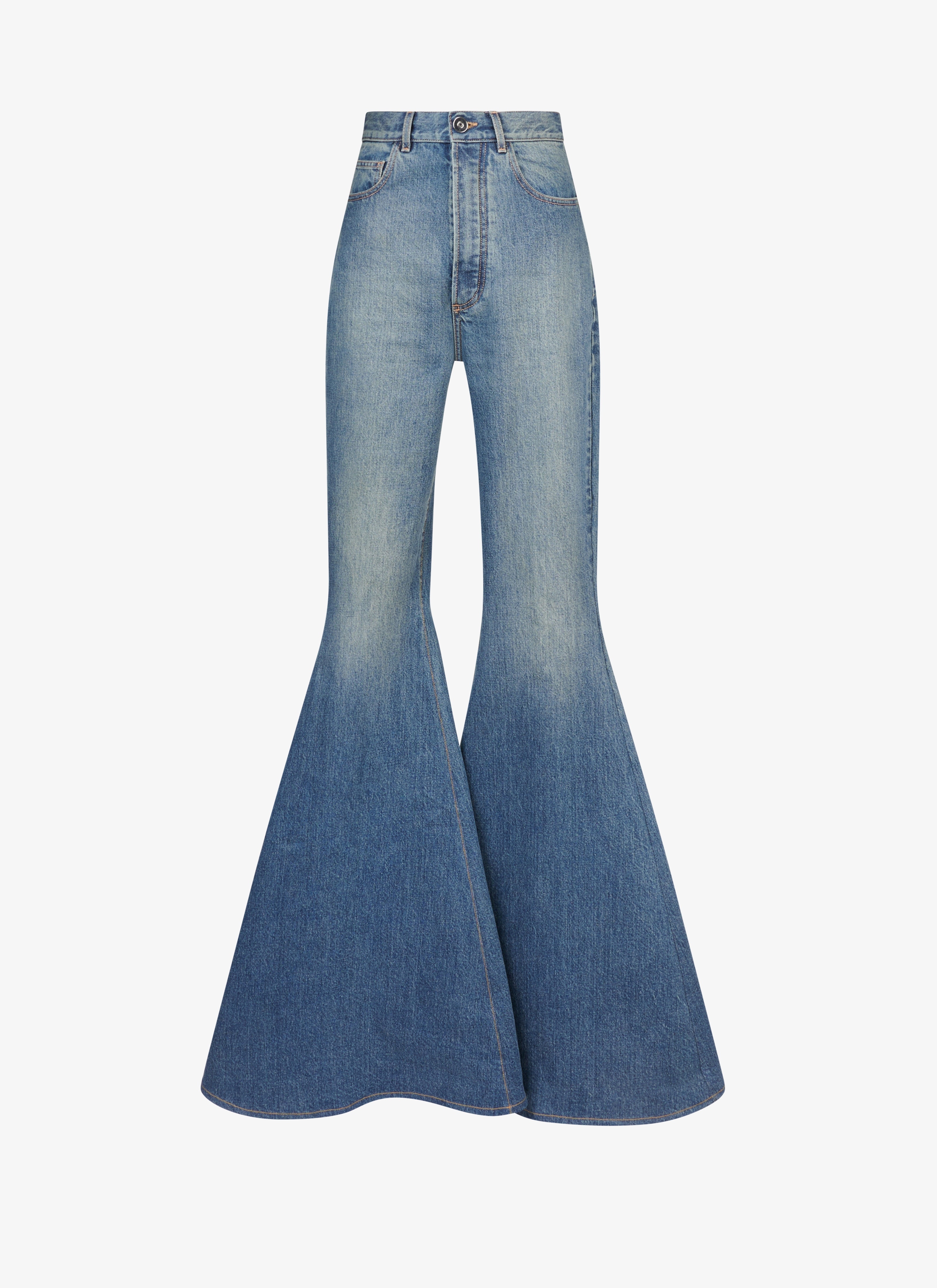 FLARED DENIM PANT - 1