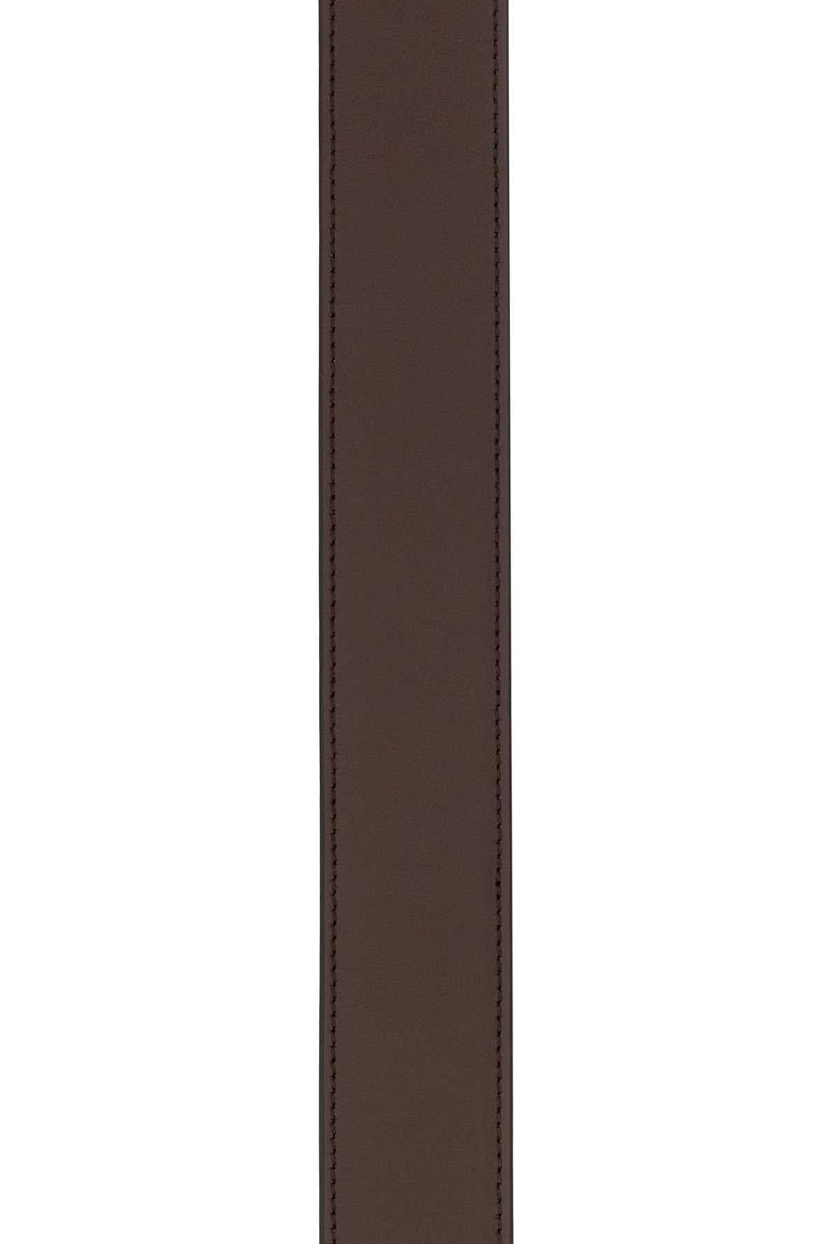 Miu Miu Women Chocolate Leather Belt - 3