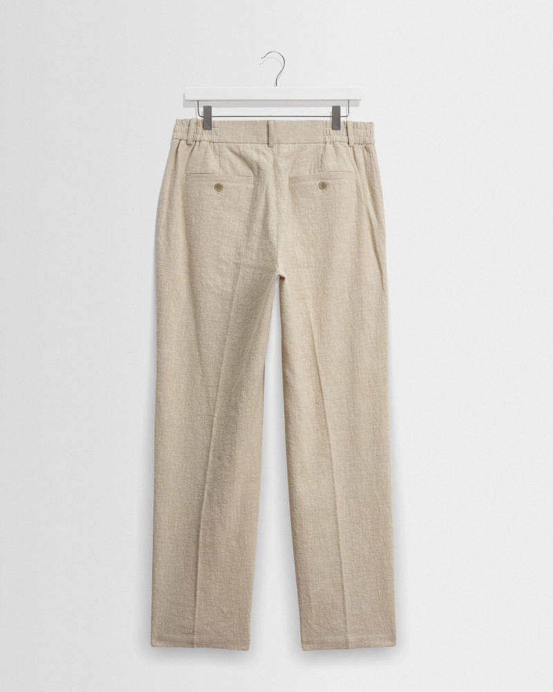 Bayham - Natural Linen-Cotton Relaxed Fit Trousers 8