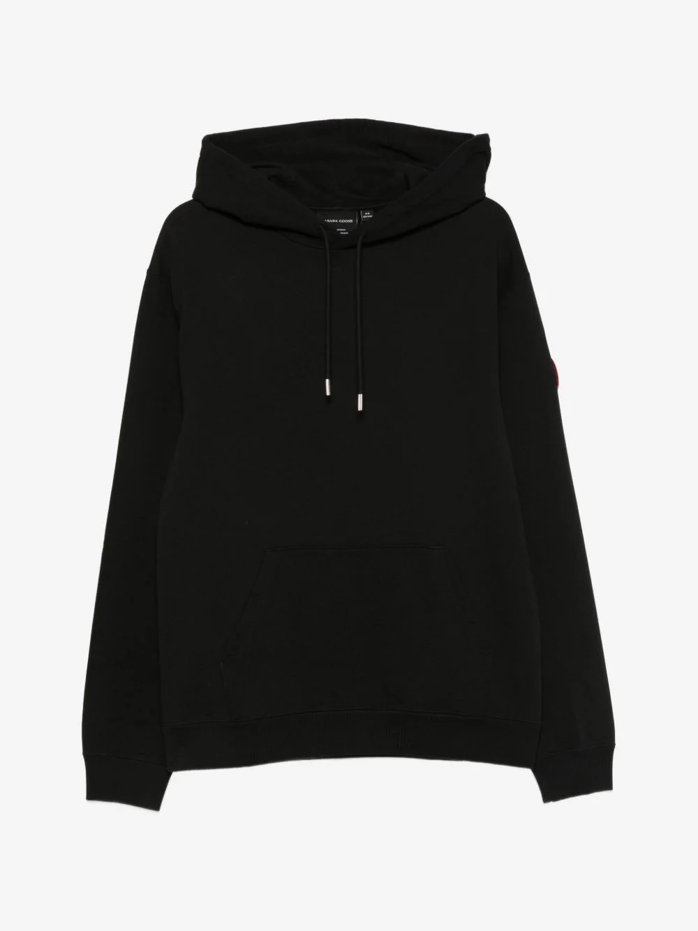 logo-patch drawstring hoodie - 1