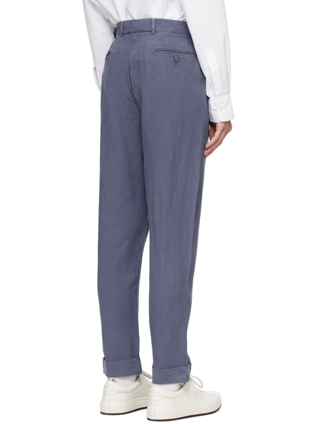 Blue Hugo Trousers - 3