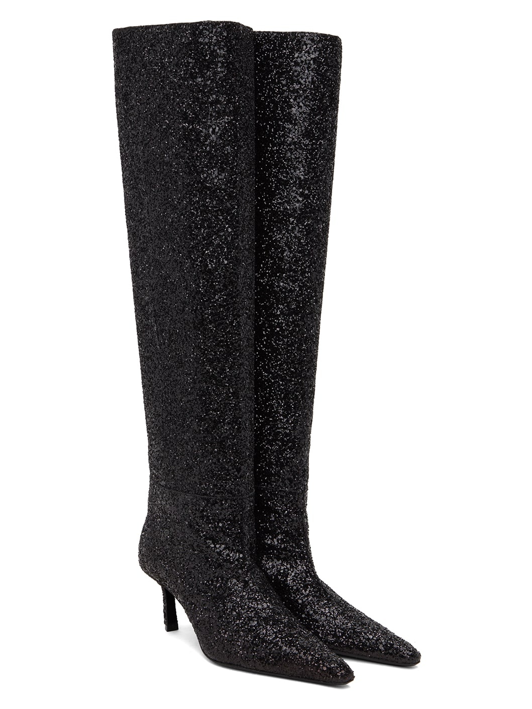 Black Viola Slouch Boots - 4