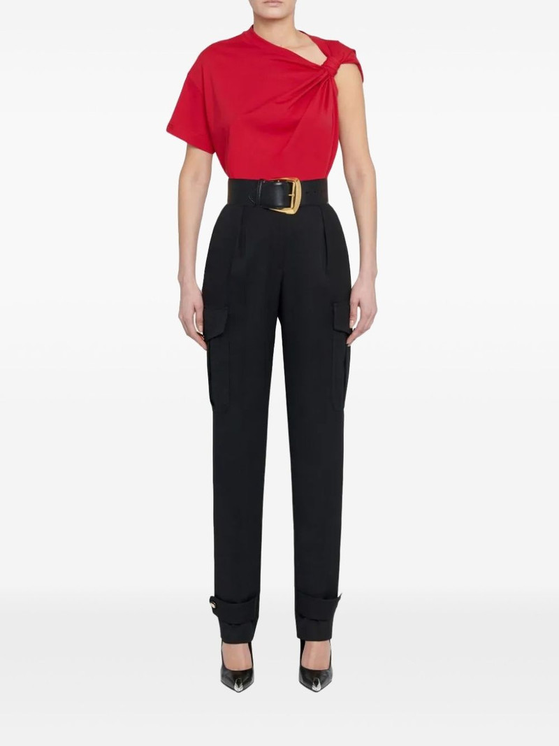 Alexander McQueen high-waisted wool trousers outlook