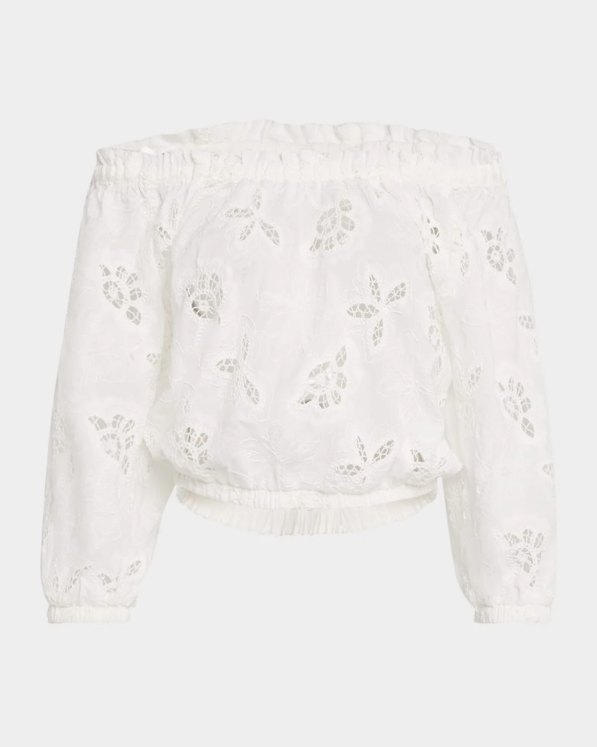 Rosalia Embroidered Off-Shoulder Blouse - 1