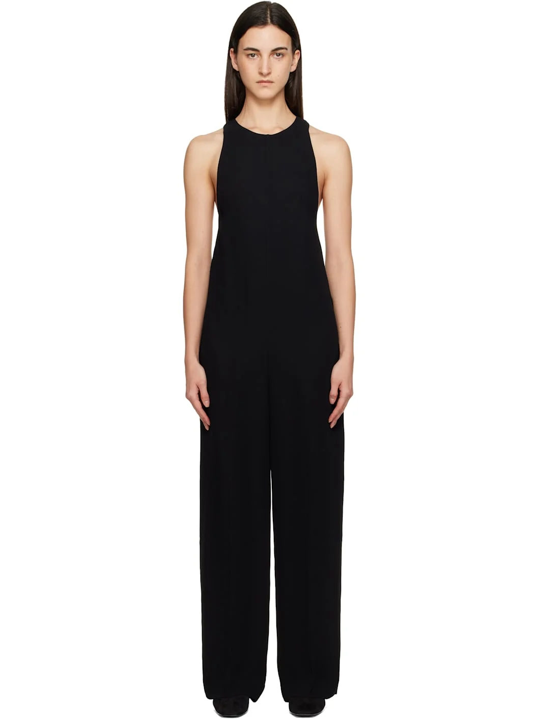 Black Evening Jumpsuit - 1