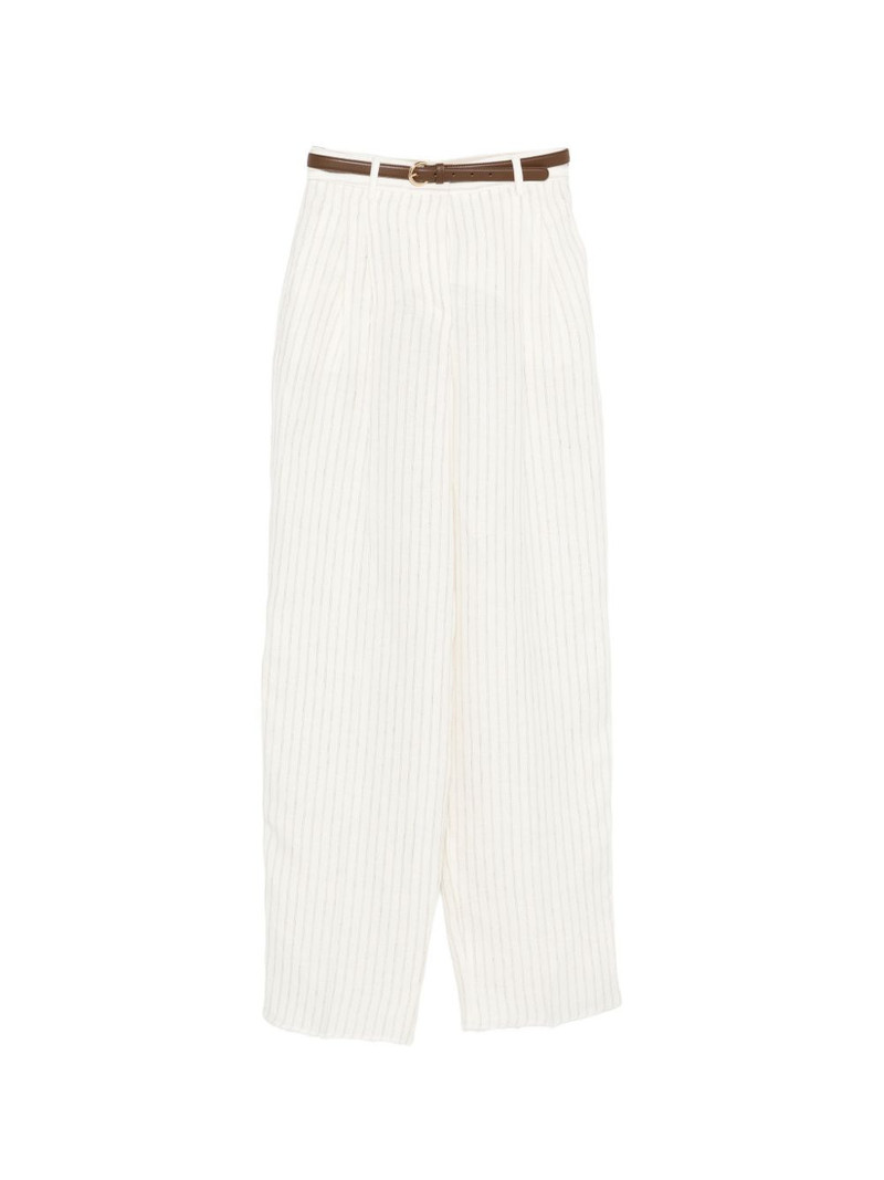 Fonte striped belt trousers 1