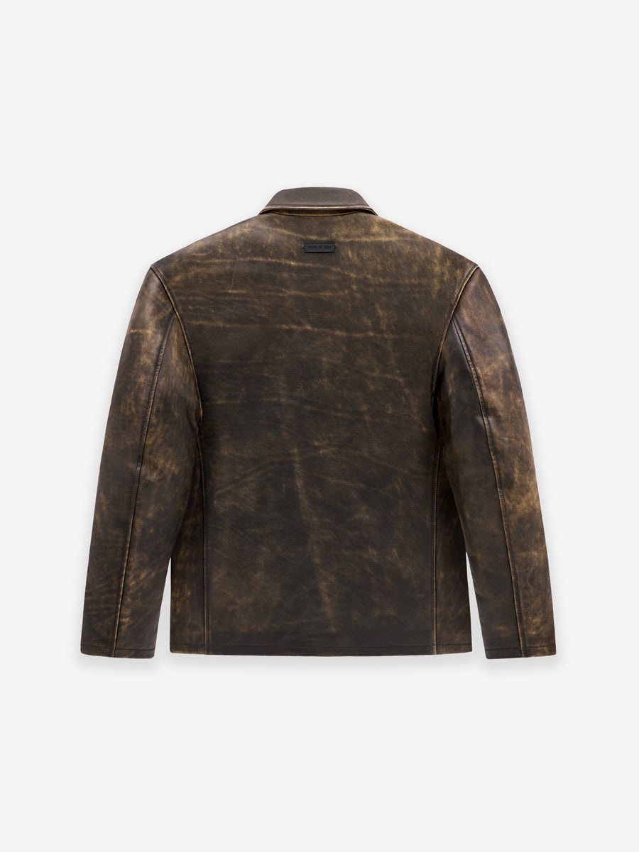 Vintage Leather Rider Jacket - 2