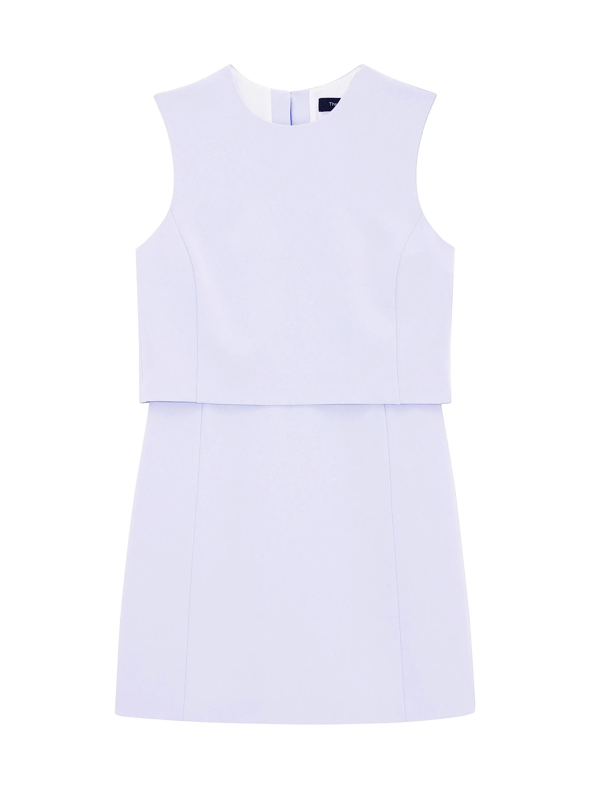 Women's Sculpted Sleeveless Minidress - Pearl Blue - 1