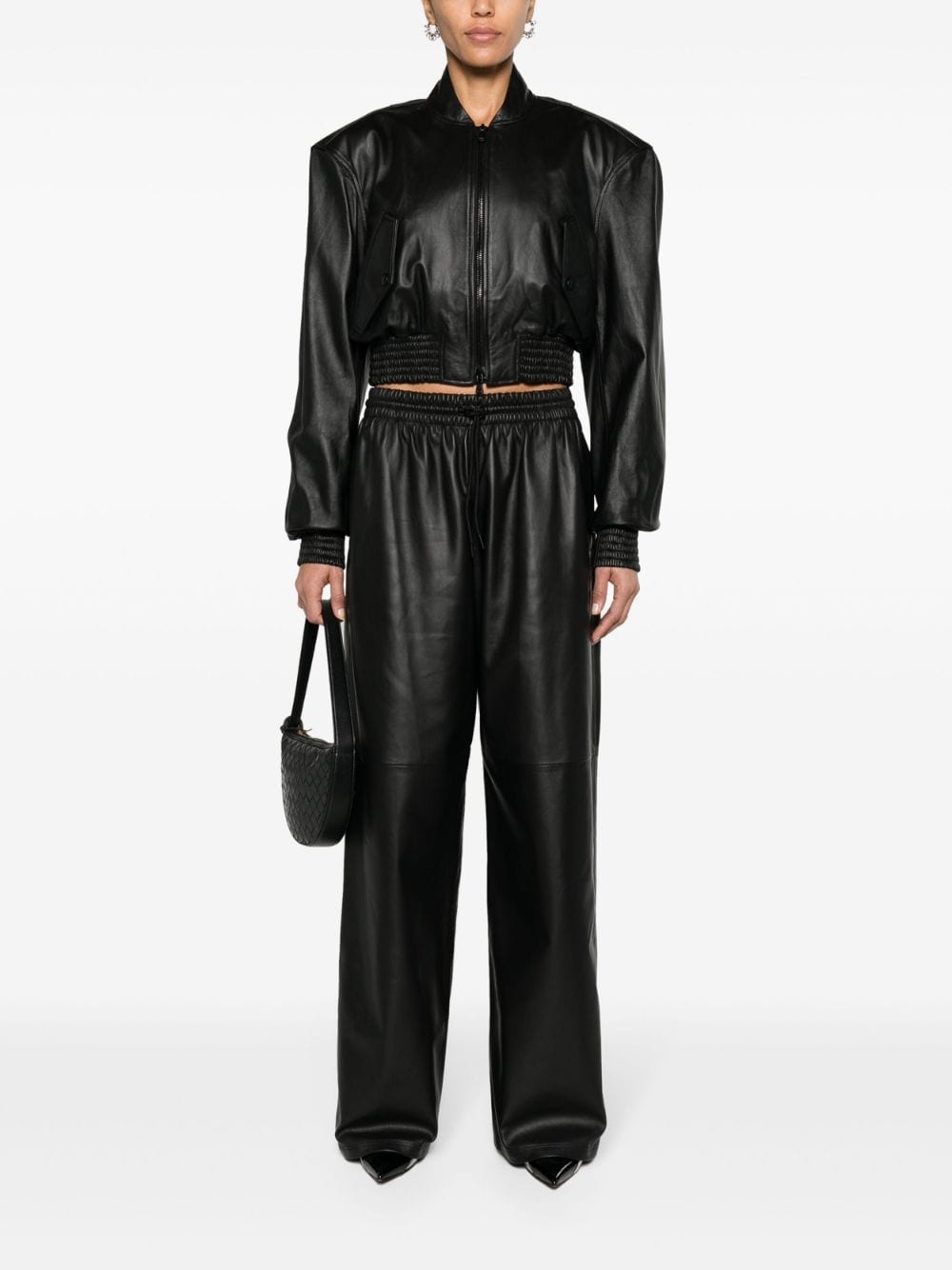 high-waist wide-leg trousers - 2